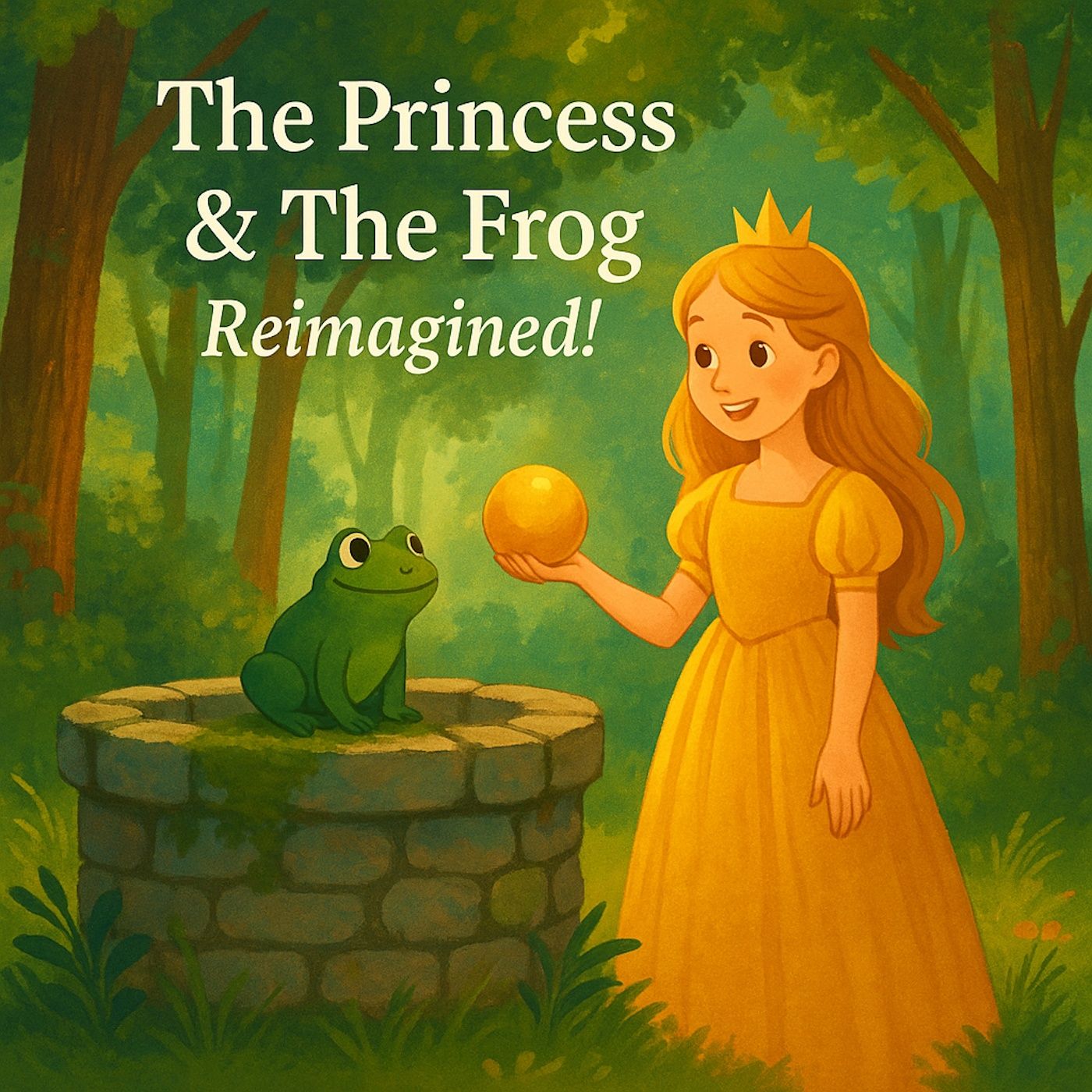 Once upon a time, a princess dropped her favorite golden ball into a well.