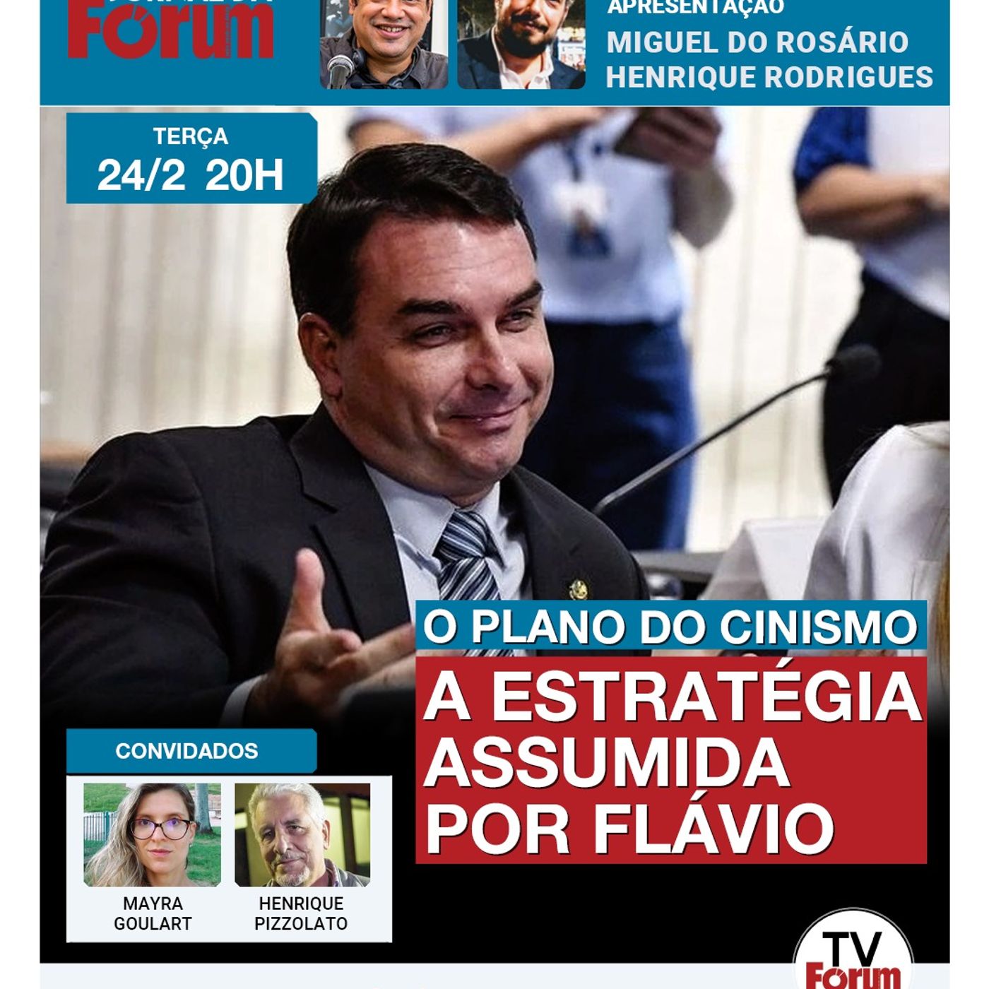 Flávio Bolsonaro assume estratégia cínica para subir nas pesquisas | Master é o pesadelo em Brasília episode artwork