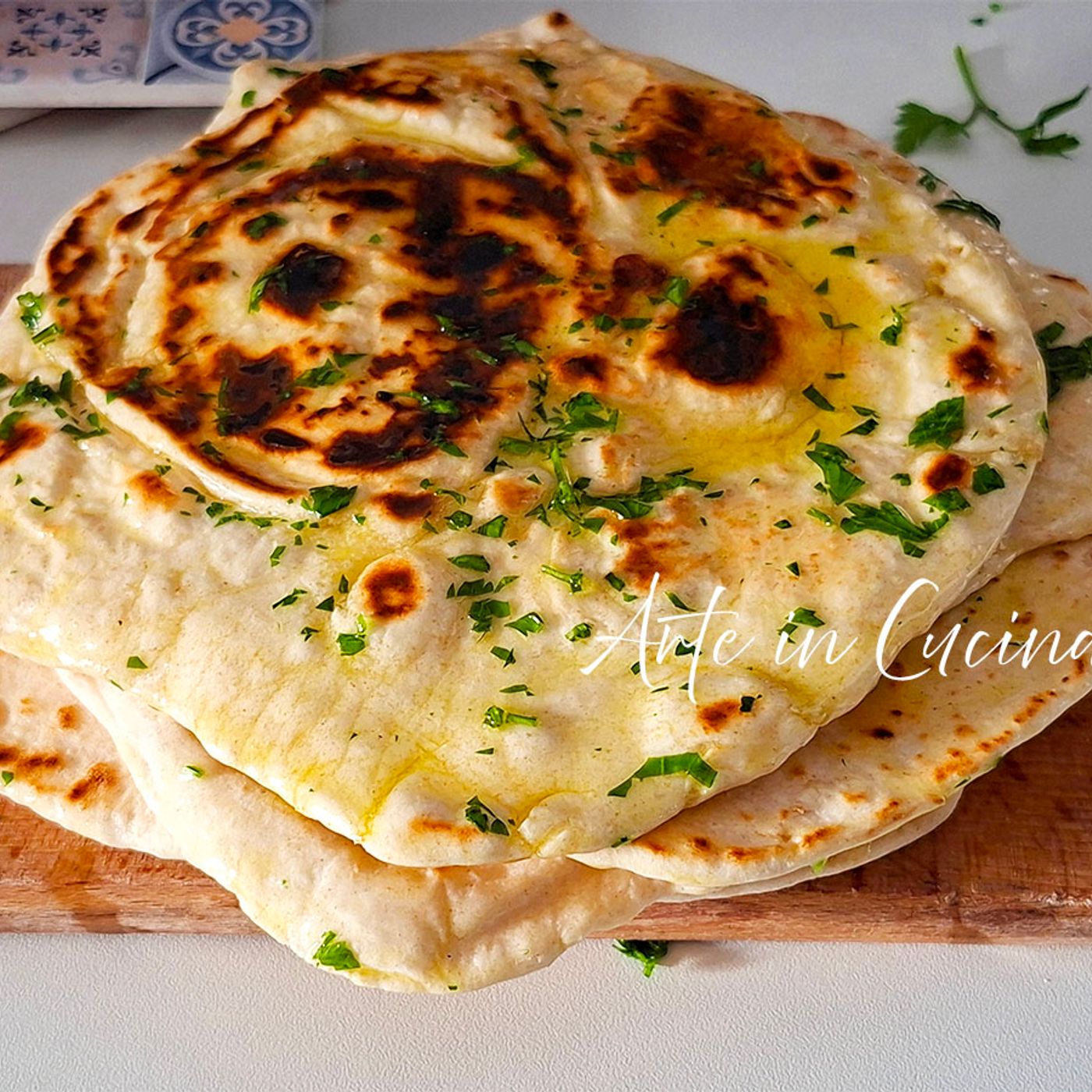 FLATBREAD allo YOGURT pane in padella