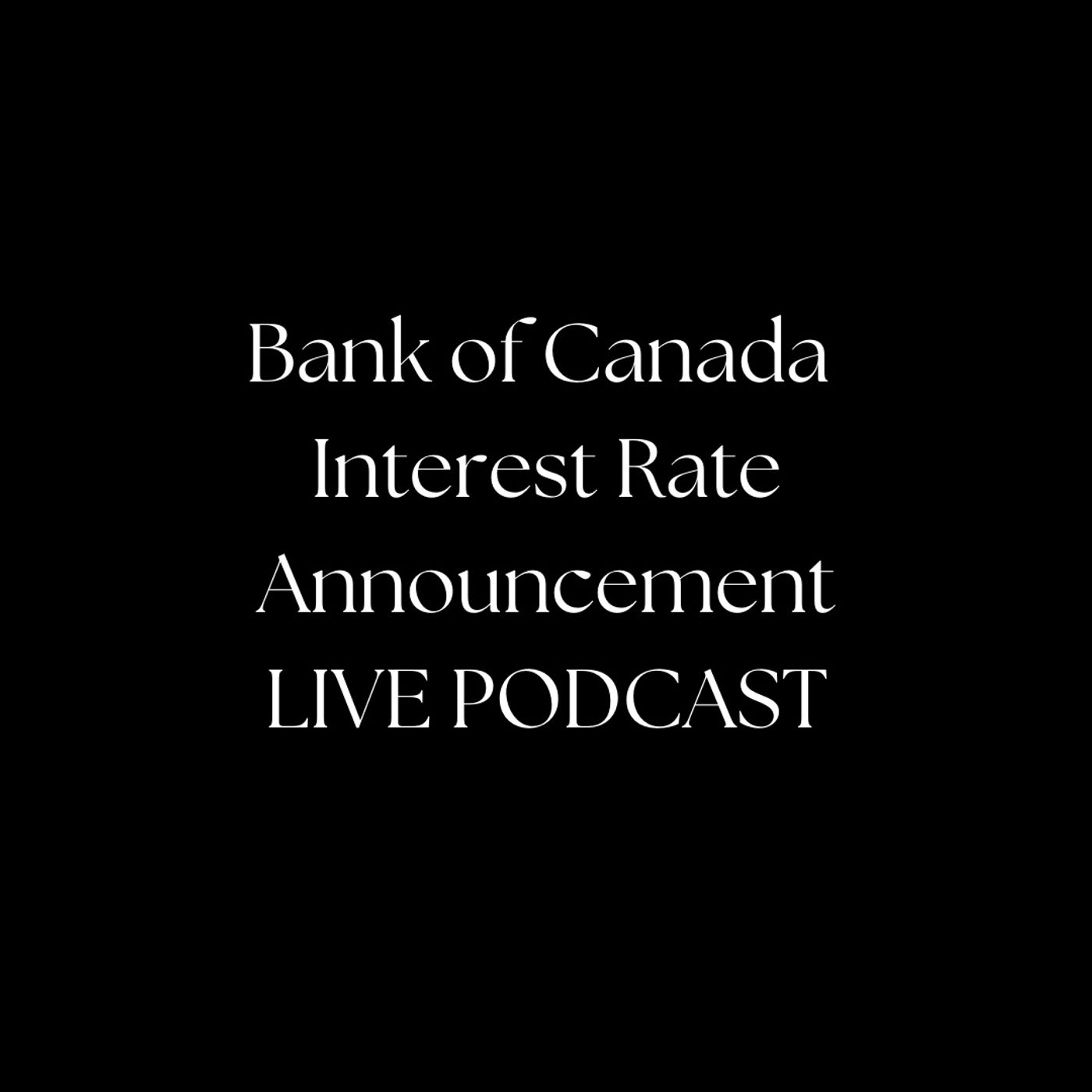 Bank of Canada drops rate to 3¼% episode artwork