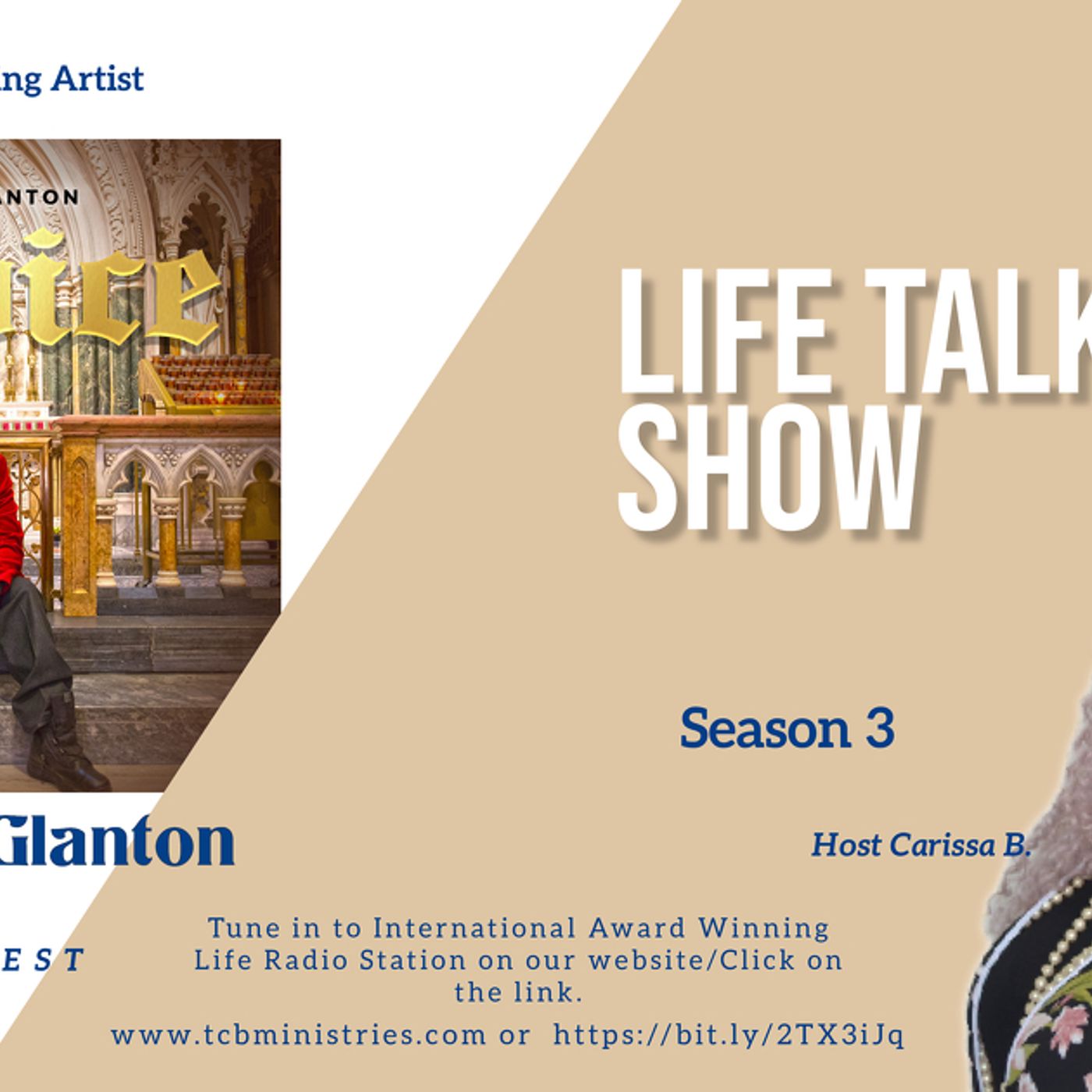 LIfe Talk Podcast/ Radio Show- Host Carissa B.