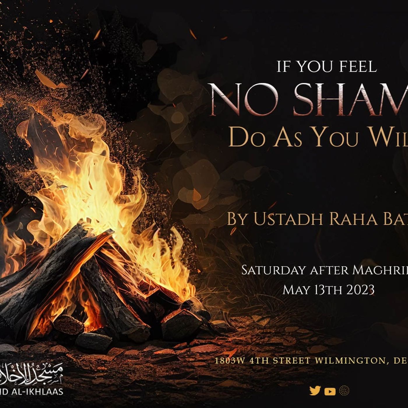"If you feel no shame . . " - Ustadh Raha Batts episode artwork