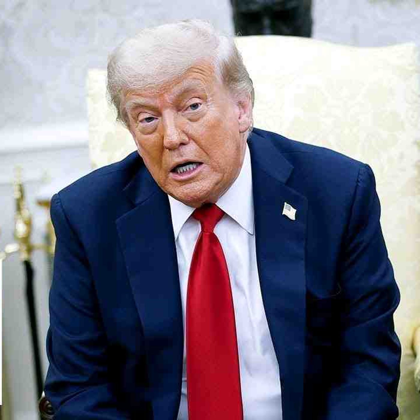 President Trump delivers remarks while dining with Republican senators episode artwork