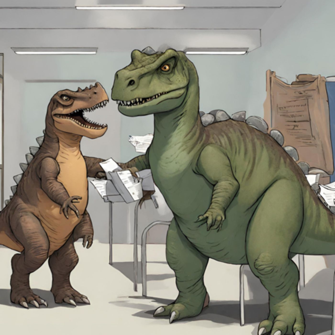 Los dinosaurios guardianes de las elecciones en el mundo