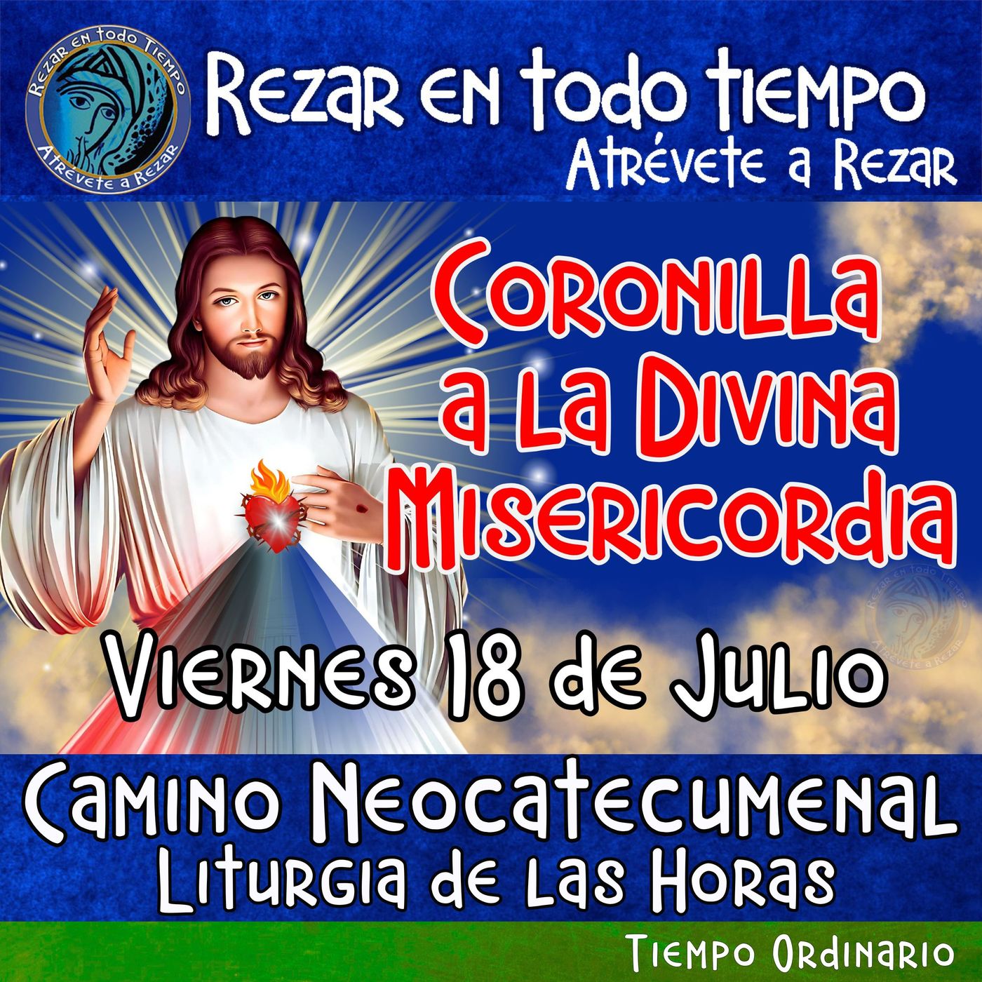 CORONILLA A LA DIVINA MISERICORDIA DE HOY. VIERNES 18 DE JULIO 2025. 🙏