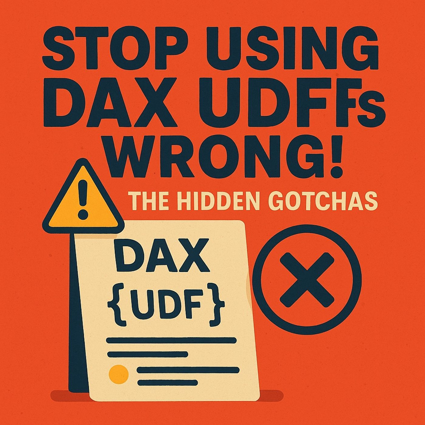 Stop Using DAX UDFs Wrong! The Hidden Gotchas