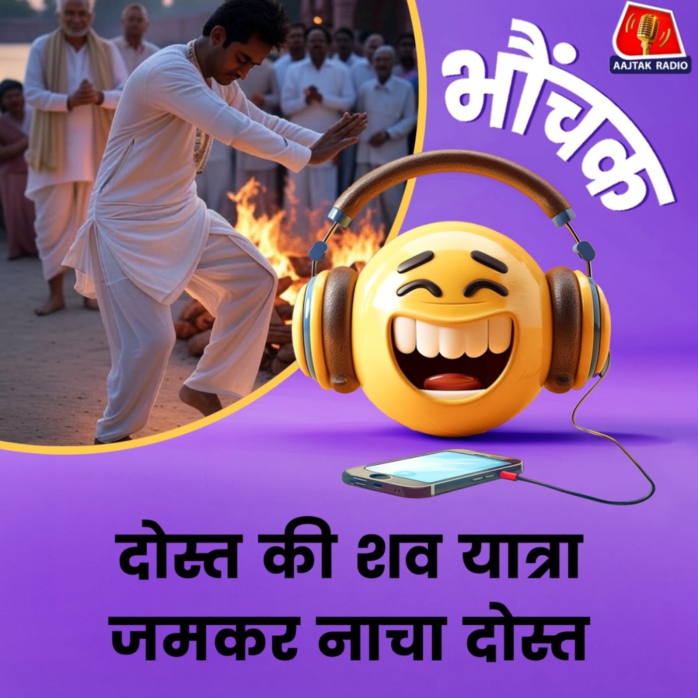 दोस्त का जनाज़ा था, दोस्त ने निकाला धूम से । भौंचक