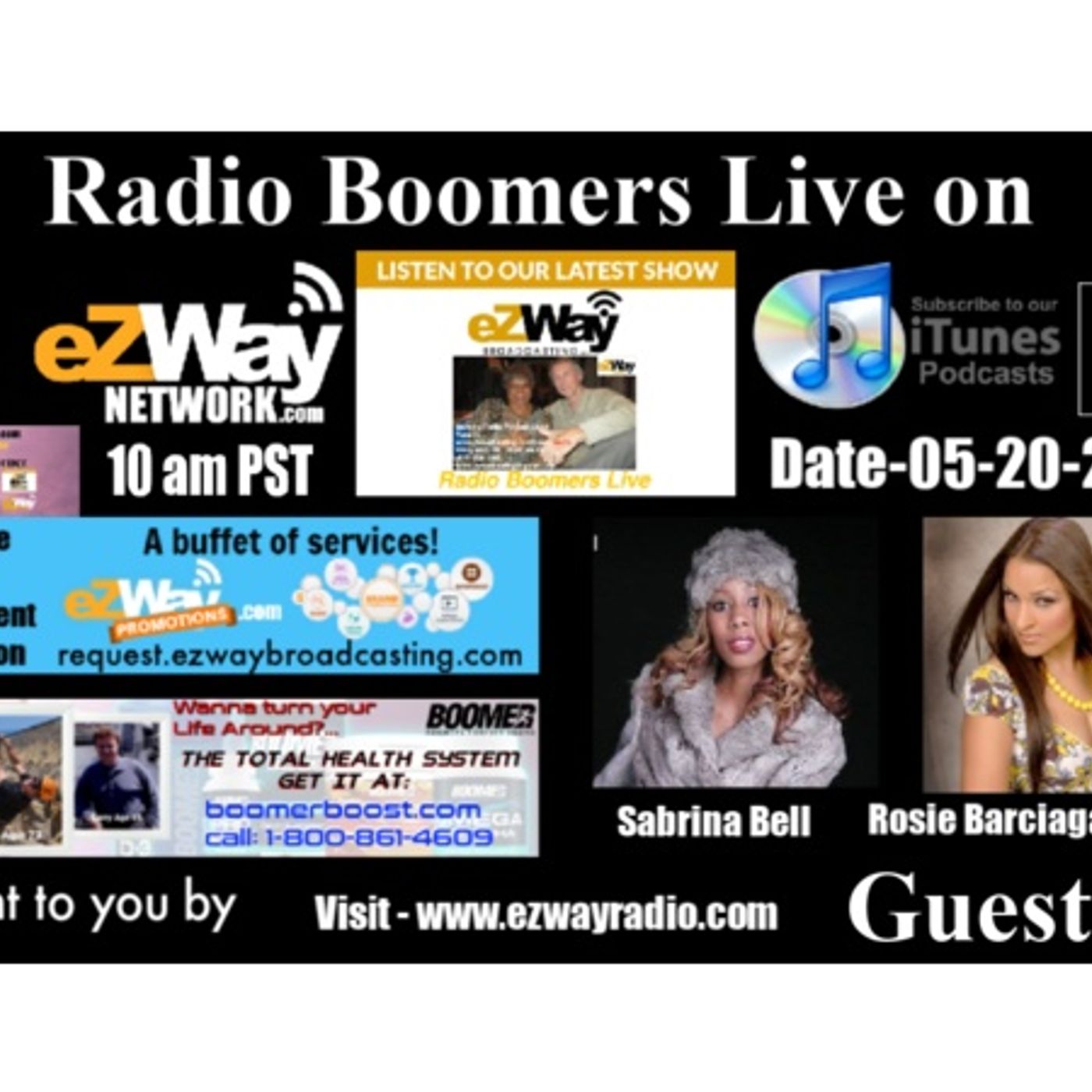 Radio Boomers Live S8 EP 36 Feat. Sabrina Bell & Rosie Barciaga Delgado episode artwork