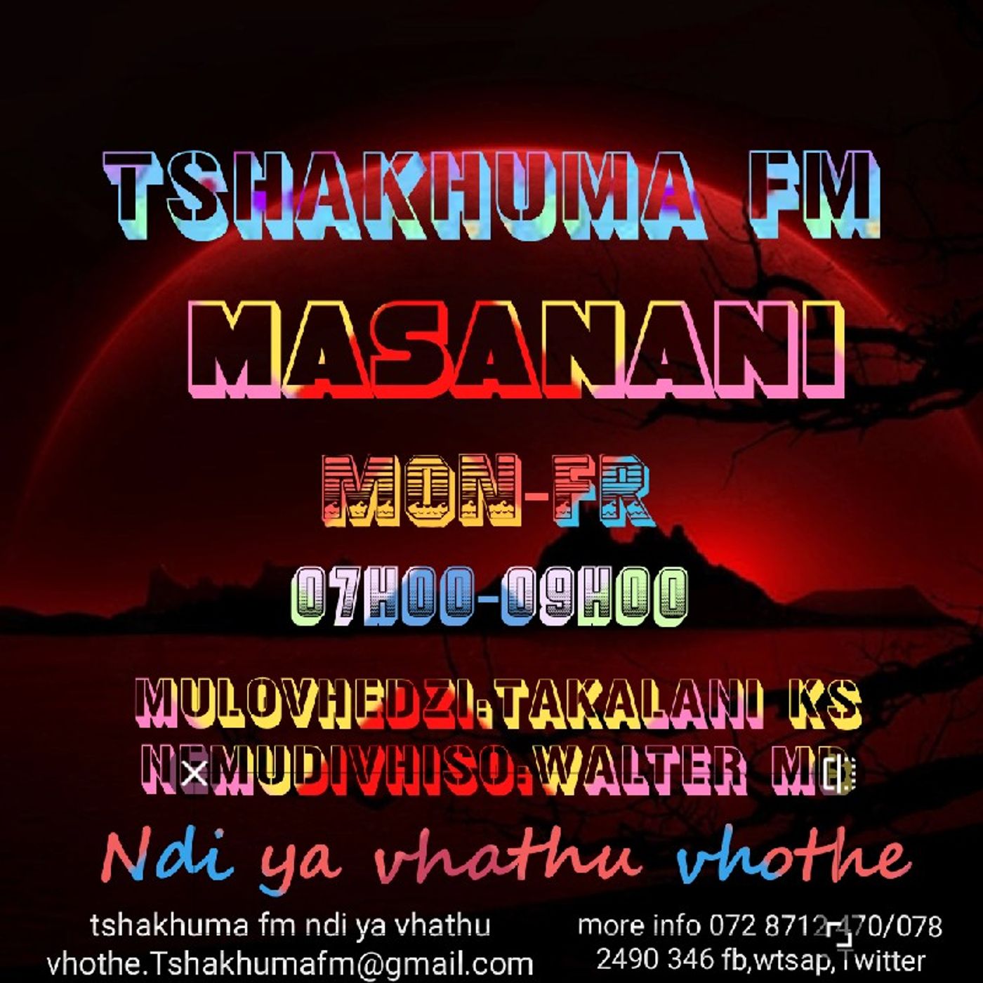Tshakhuma  Fm\'s podcast