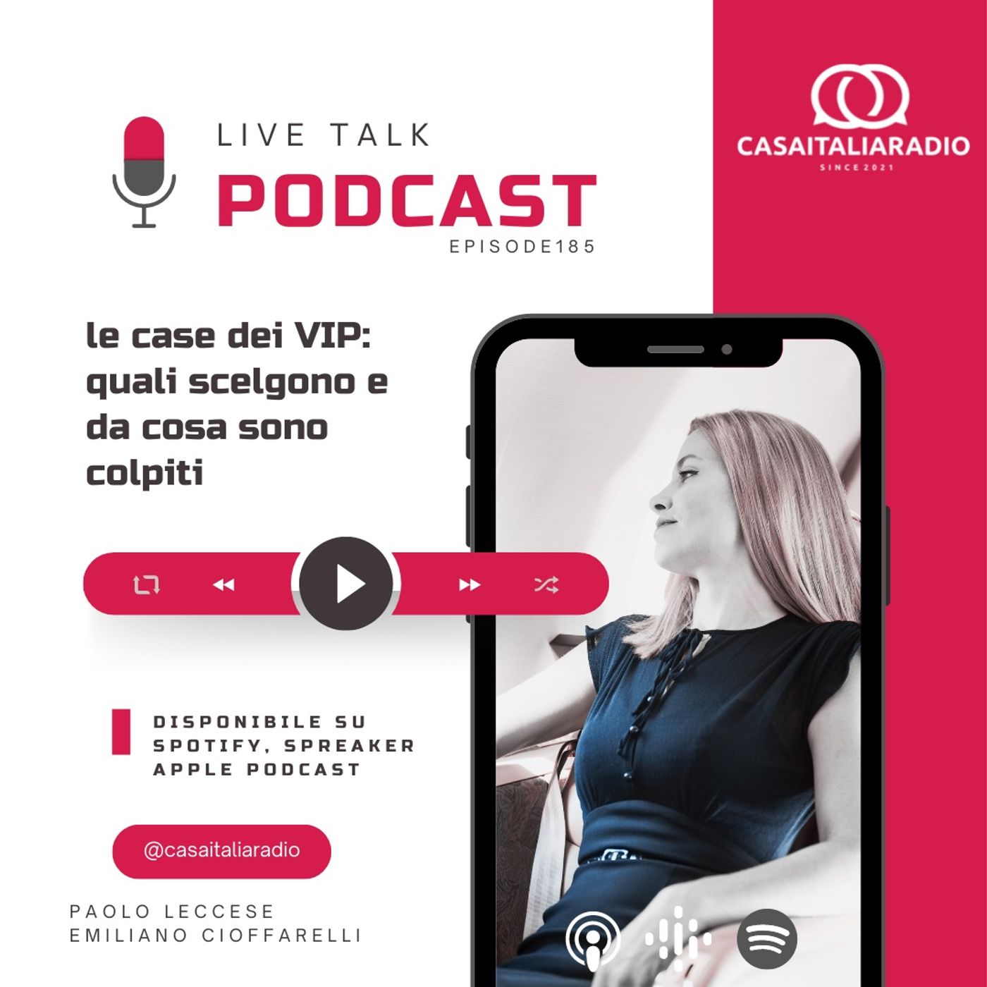 BM - Puntata N. 185 - Le case dei VIP: quali scelgono e da cosa sono colpiti episode artwork