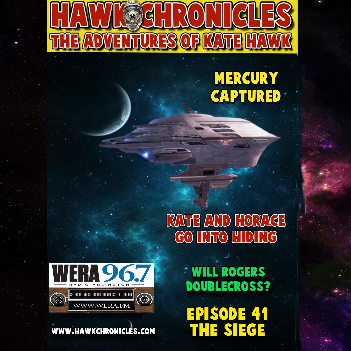 Episode 41 Hawk Chronicles "The Siege" episode artwork