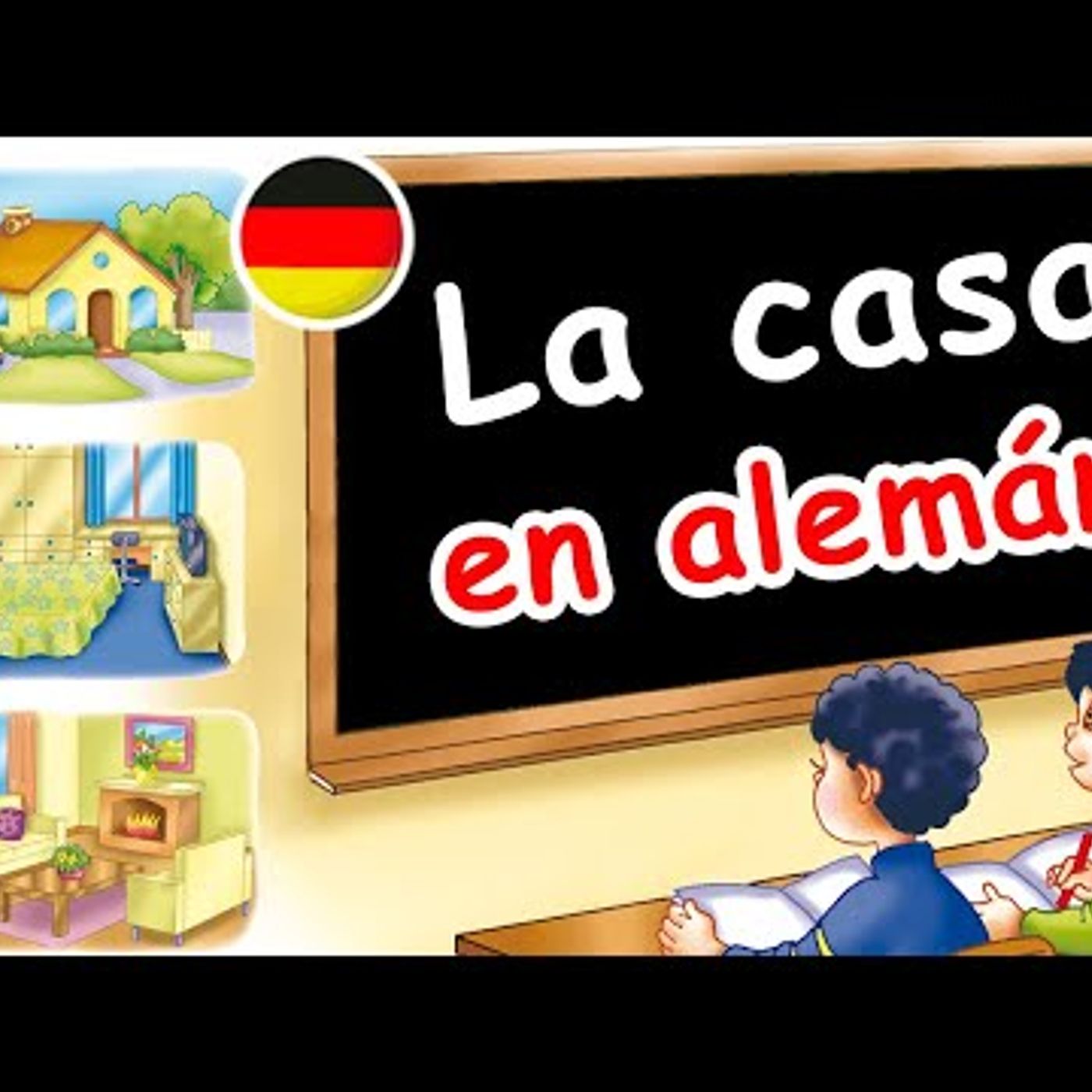 12. 🇩🇪  Las partes de la casa ► en ALEMÁN 💛
