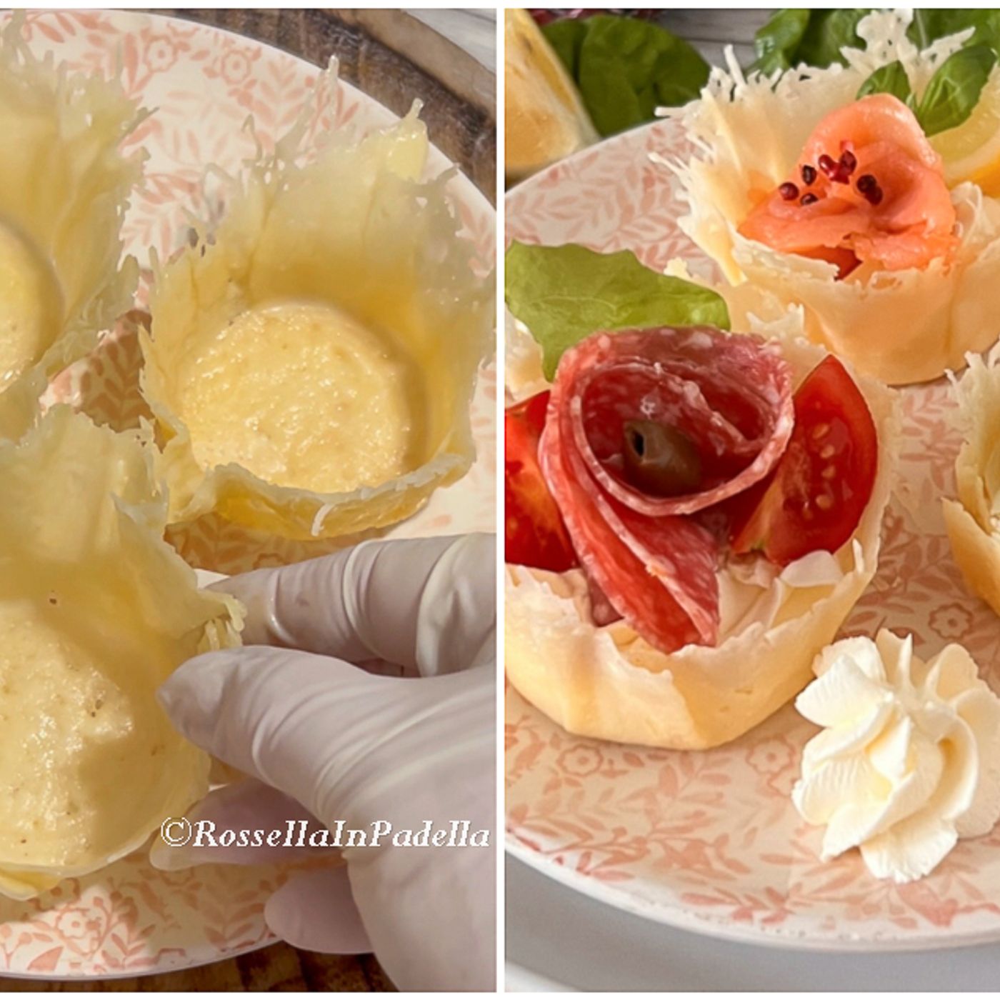 Come fare i cestini di parmigiano e come farcirli