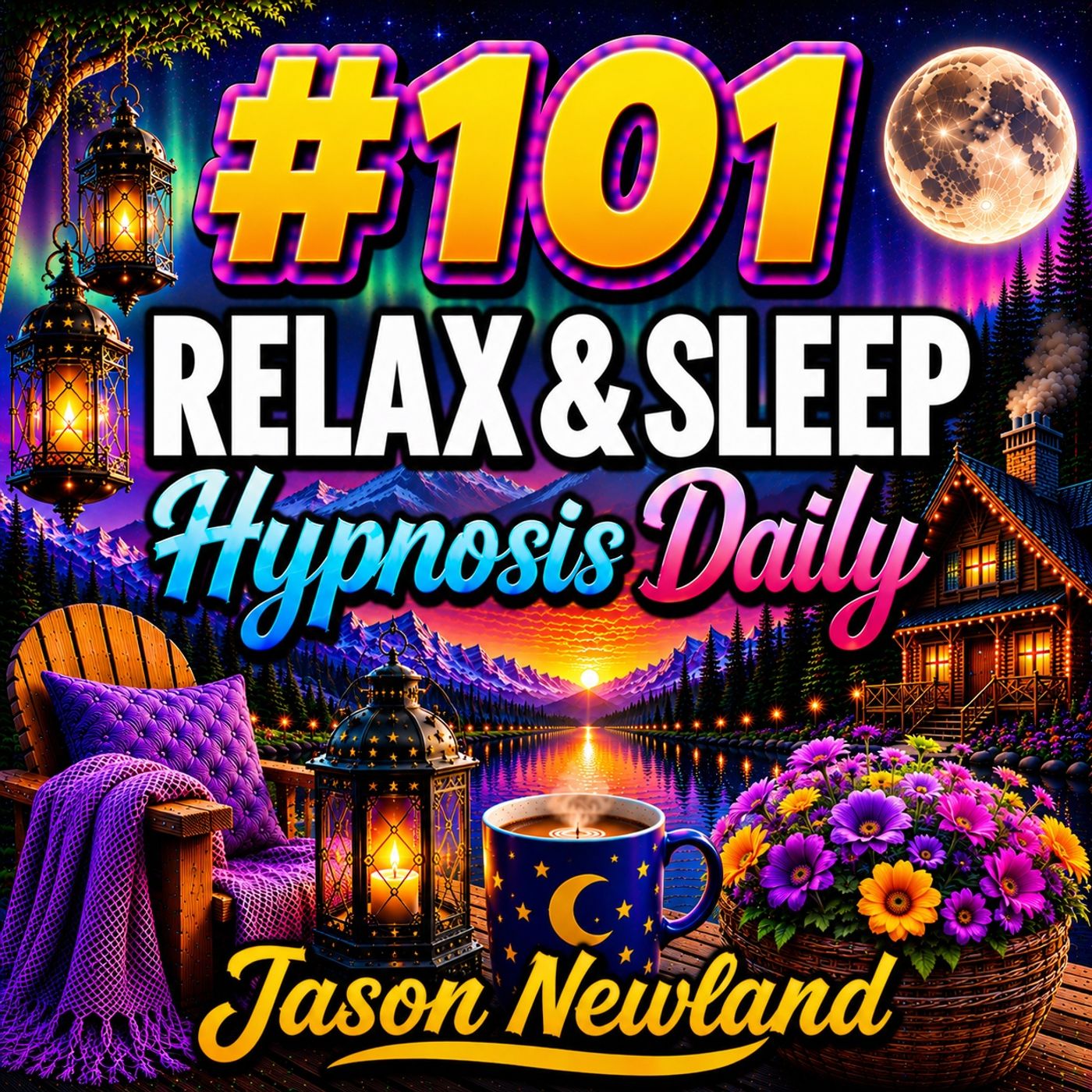 #101 Relax & Sleep Hypnosis Daily - AFFIRMATIONS (Jason Newland) episode artwork