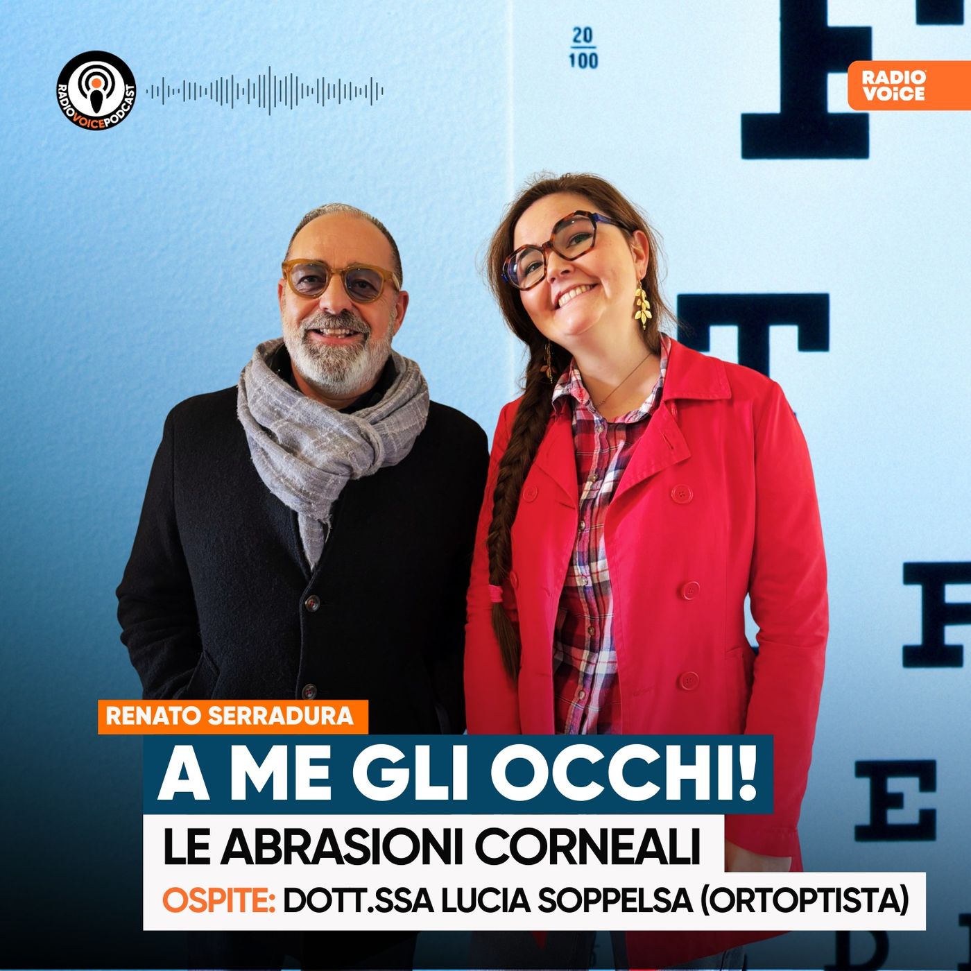 A me gli occhi! - Le abrasioni corneali (Ospite Dott.ssa Lucia Soppelsa - Ortoptista) episode artwork