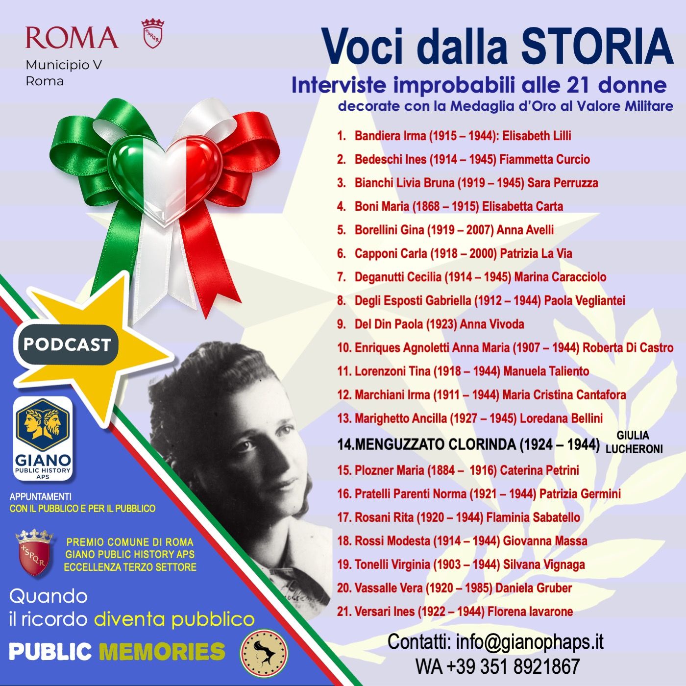 Clorinda MENGUZZATO – Il silenzio più forte della paura. Diciannove anni, staffetta partigiana a Castello Tesino episode artwork