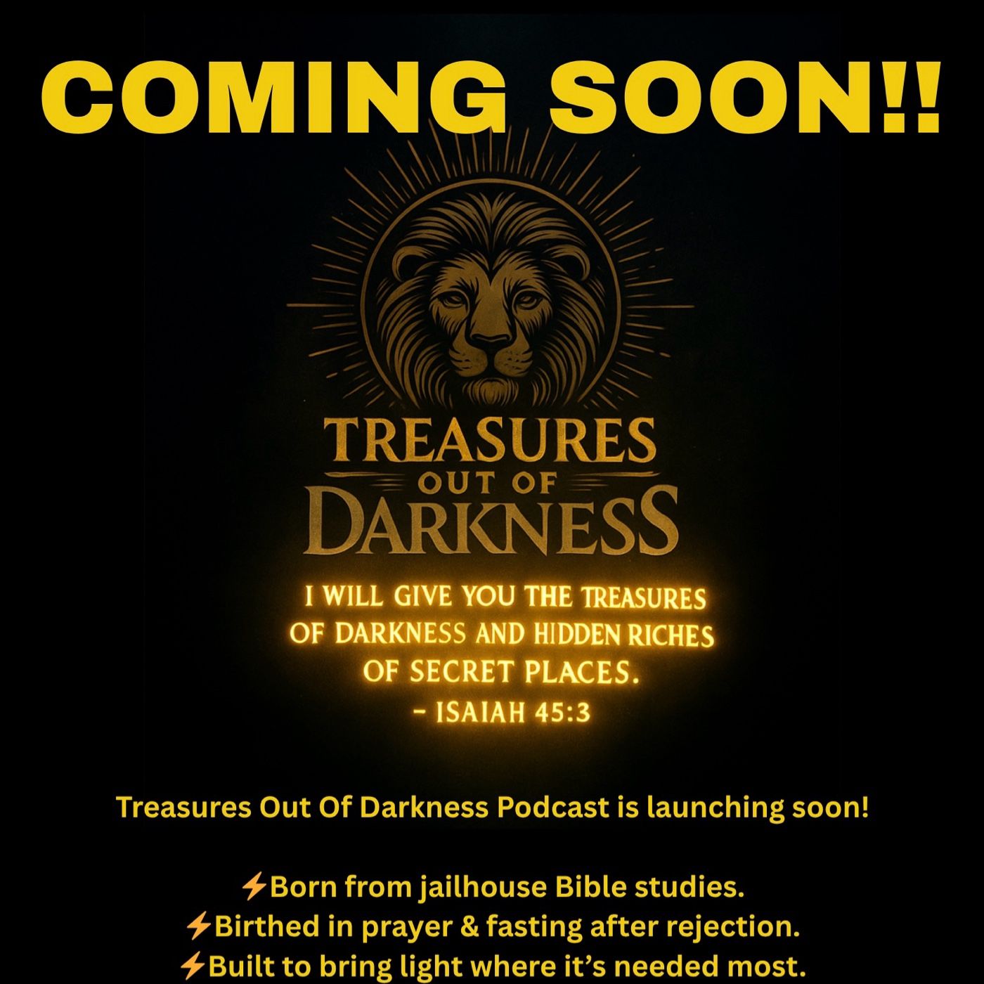 Treasures Out of Darkness – Episode 1 podcast artwork
