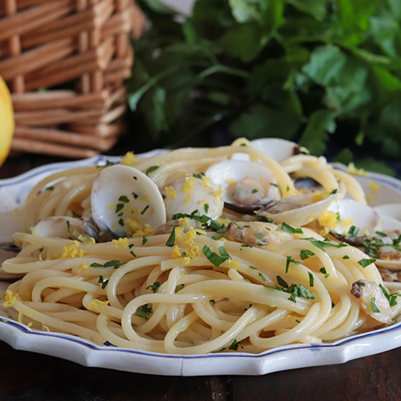 Spaghetti vongole e limone