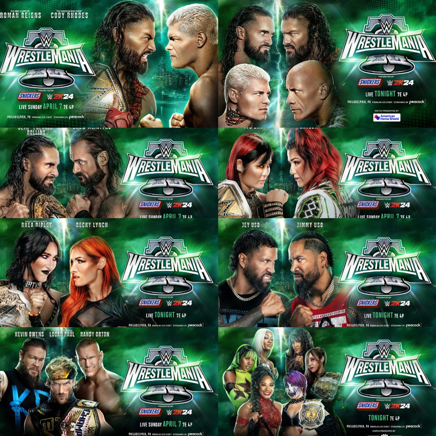 WrestleMania 40 Pre-Show episode artwork
