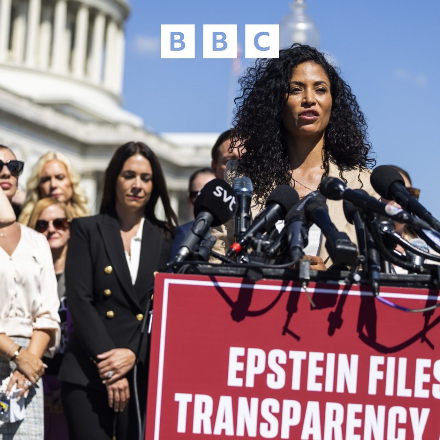 Members of US Congress see the unredacted Epstein files episode artwork