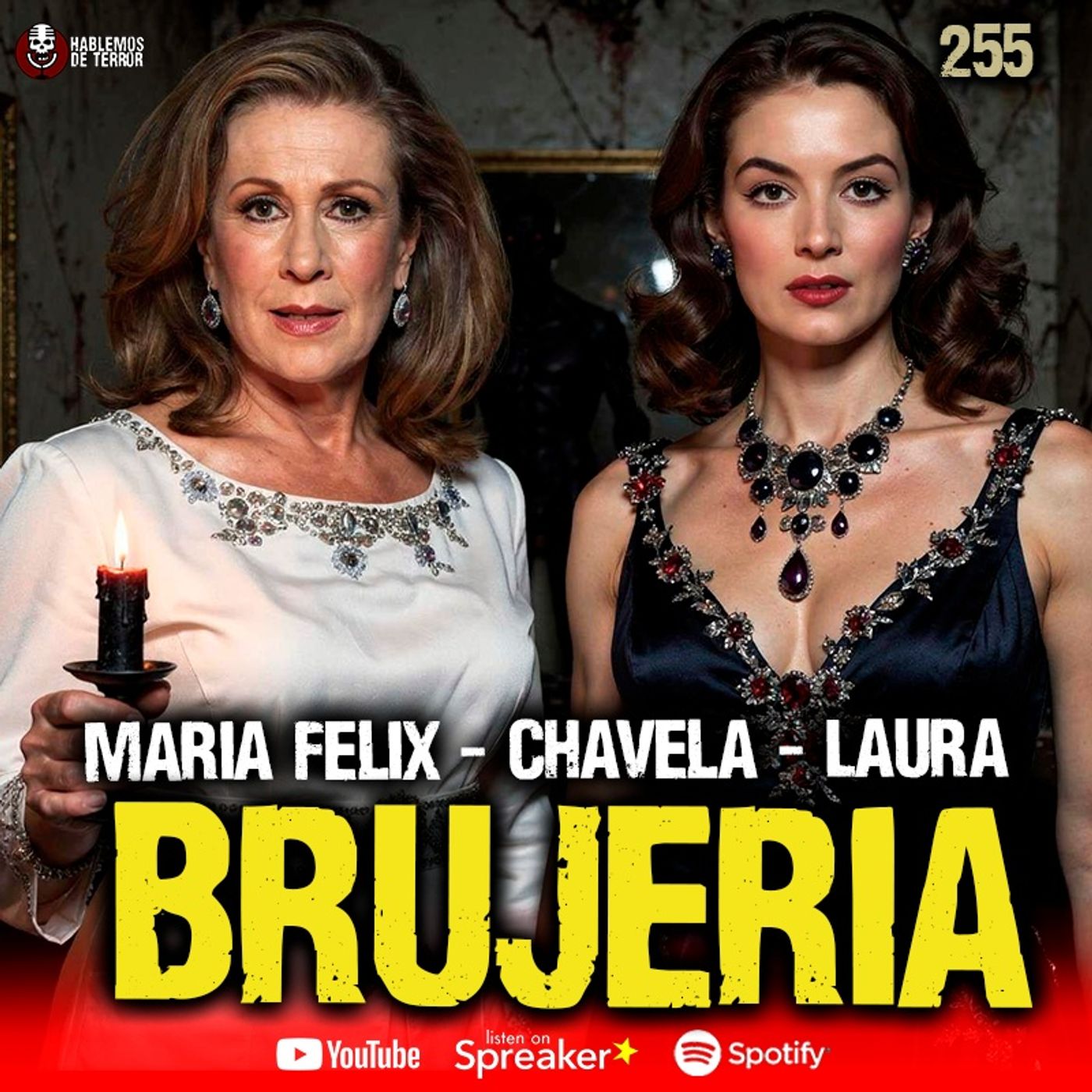 3 Casos REALES de Brujería en el Medio del Espectáculo, Chavela, La Félix | Ep. 255 — Hablemos de Terror cover
