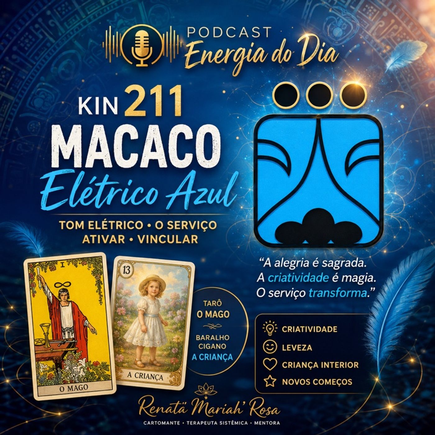 Energia do Dia  Kin 211 – Macaco Elétrico Azul episode artwork