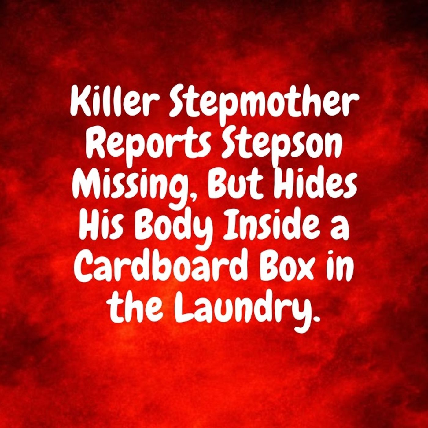 Killer Stepmother Reports Stepson Missing, But Hides His Body Inside a Cardboard Box in the Laundry episode artwork