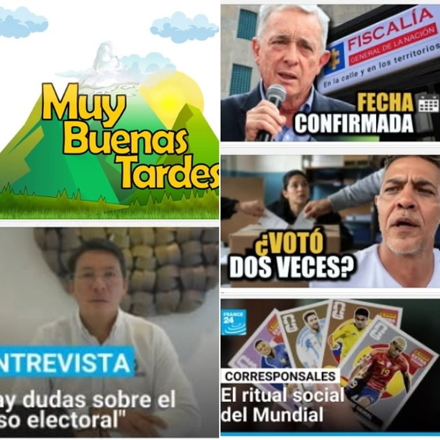 "Muy Buenas Tardes" Jun 25/26 episode artwork