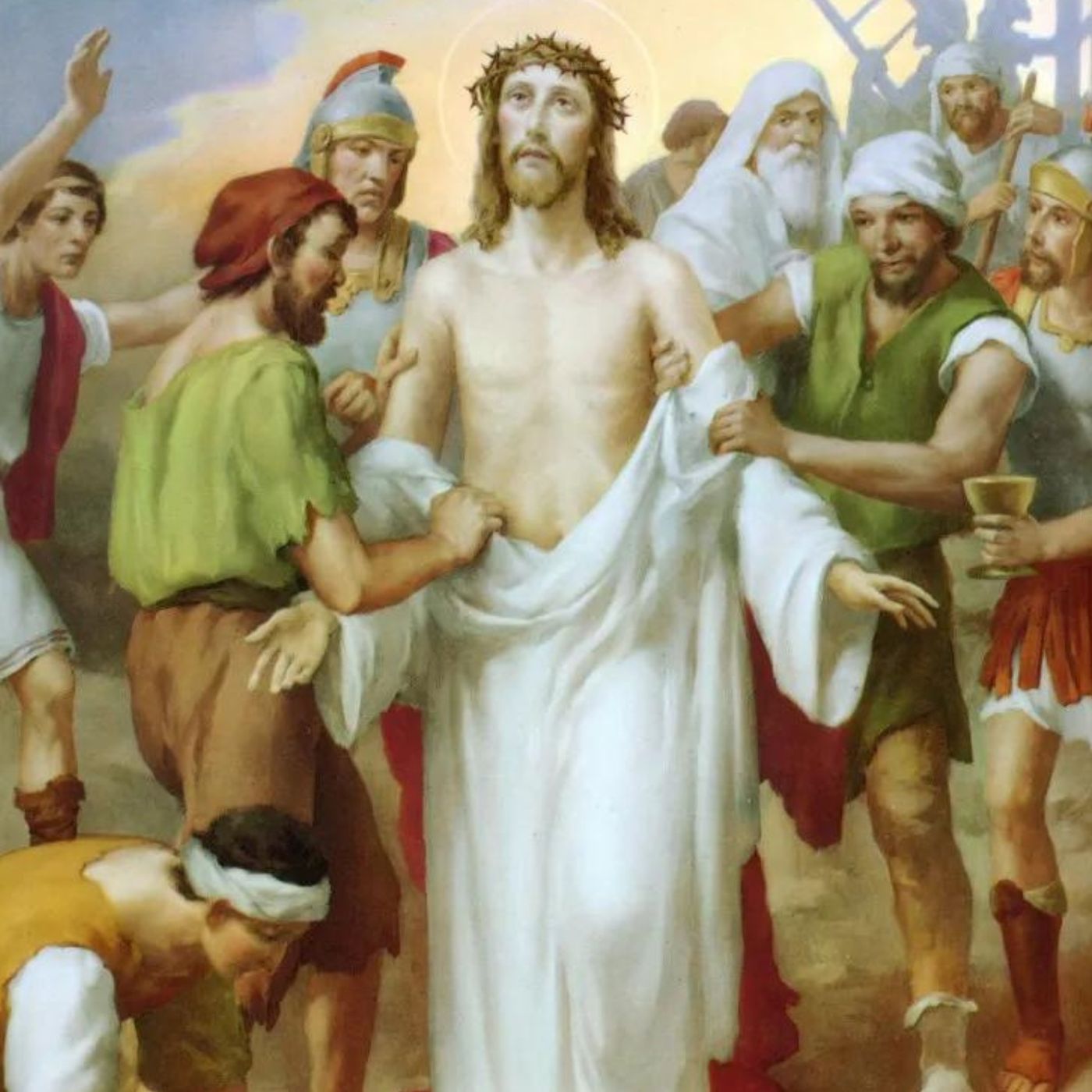 10ª Estación / Los soldados se reparten las ropas de Jesús episode artwork