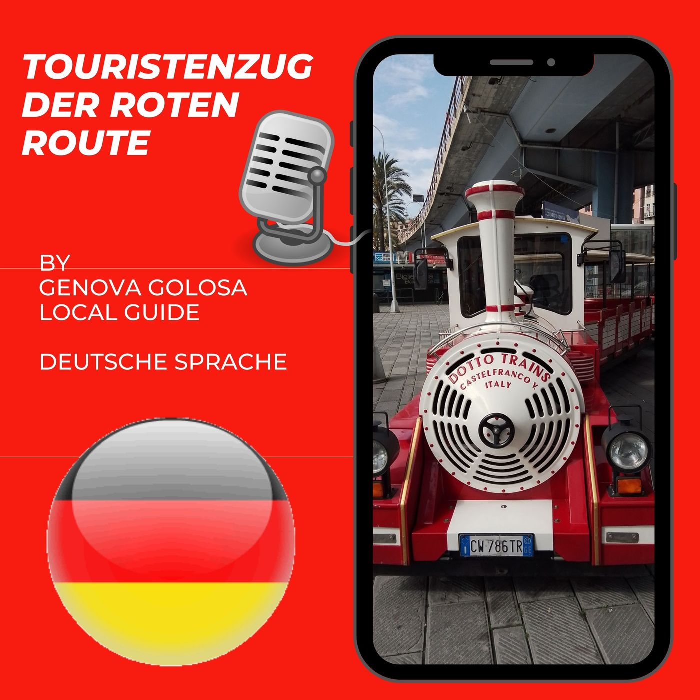 Percorso Rosso trenino turistico Genova