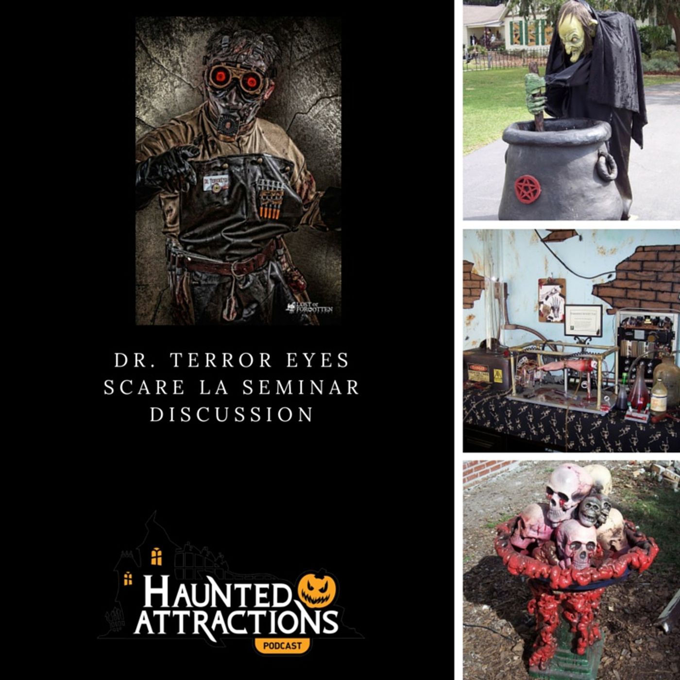 E202 Scare LA Prep- Dr. Terror Eyes on Costume Creation, Home Huanter Tips, & Contact Lense Info Image
