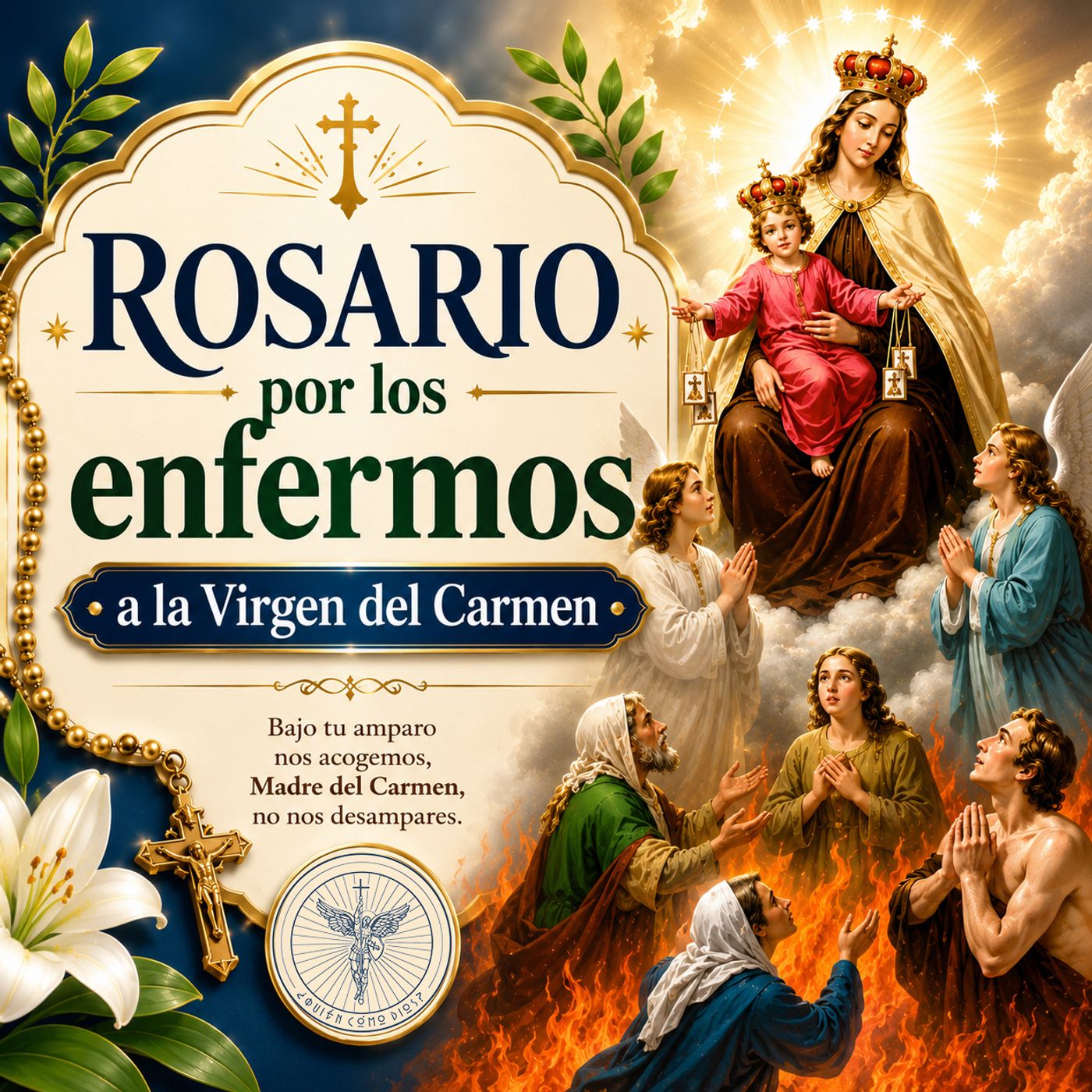Santo Rosario por los Enfermos a la Virgen del Carmen 🙏🕊️ | Misterios Gloriosos episode artwork
