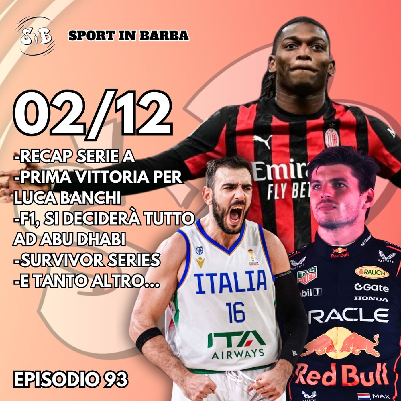 Episodio 93 - RECAP Serie A; ITALBASKET; MONDIALE F1 in bilico; e tanto altro...