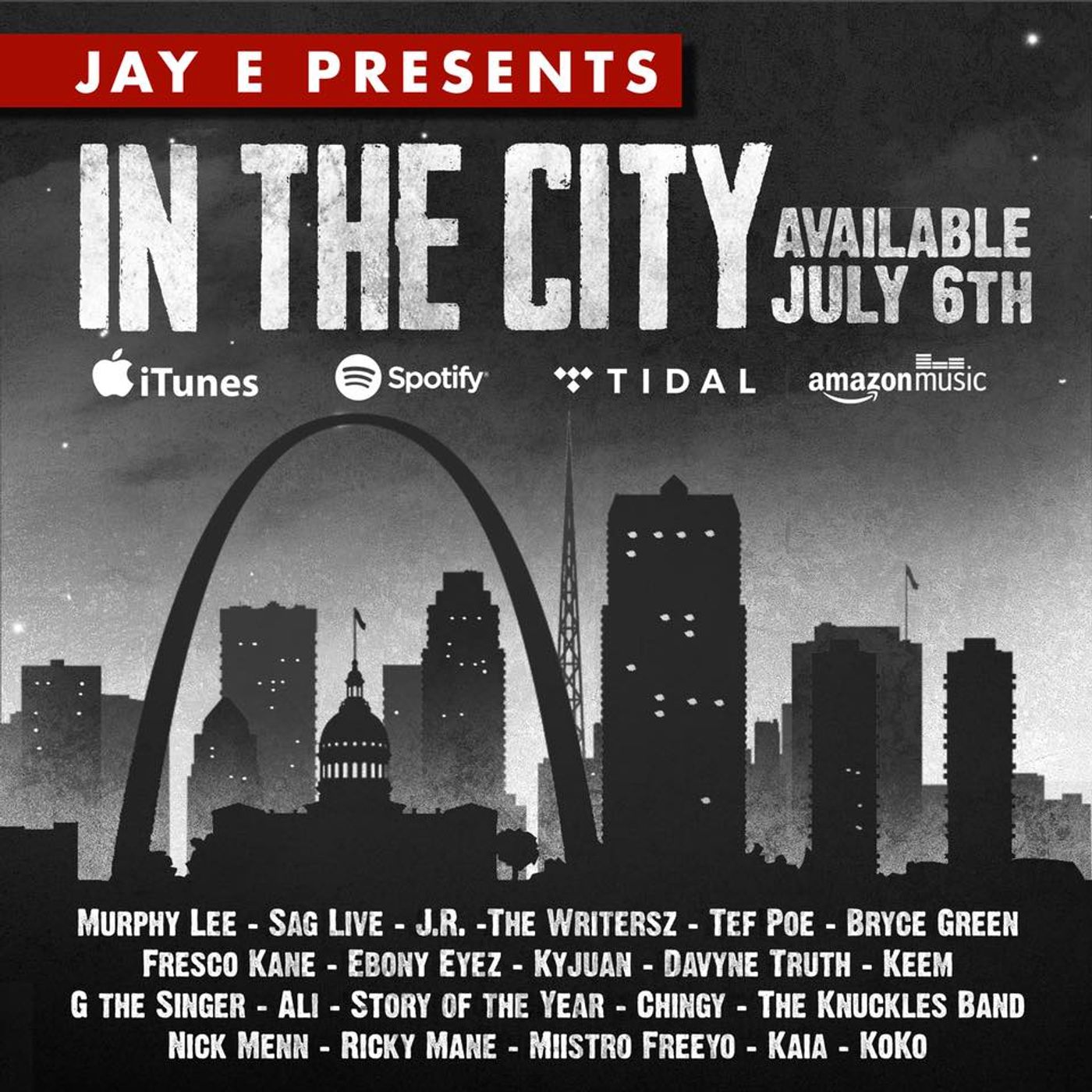 With over 10 million records sold STL's own JAY E in the building