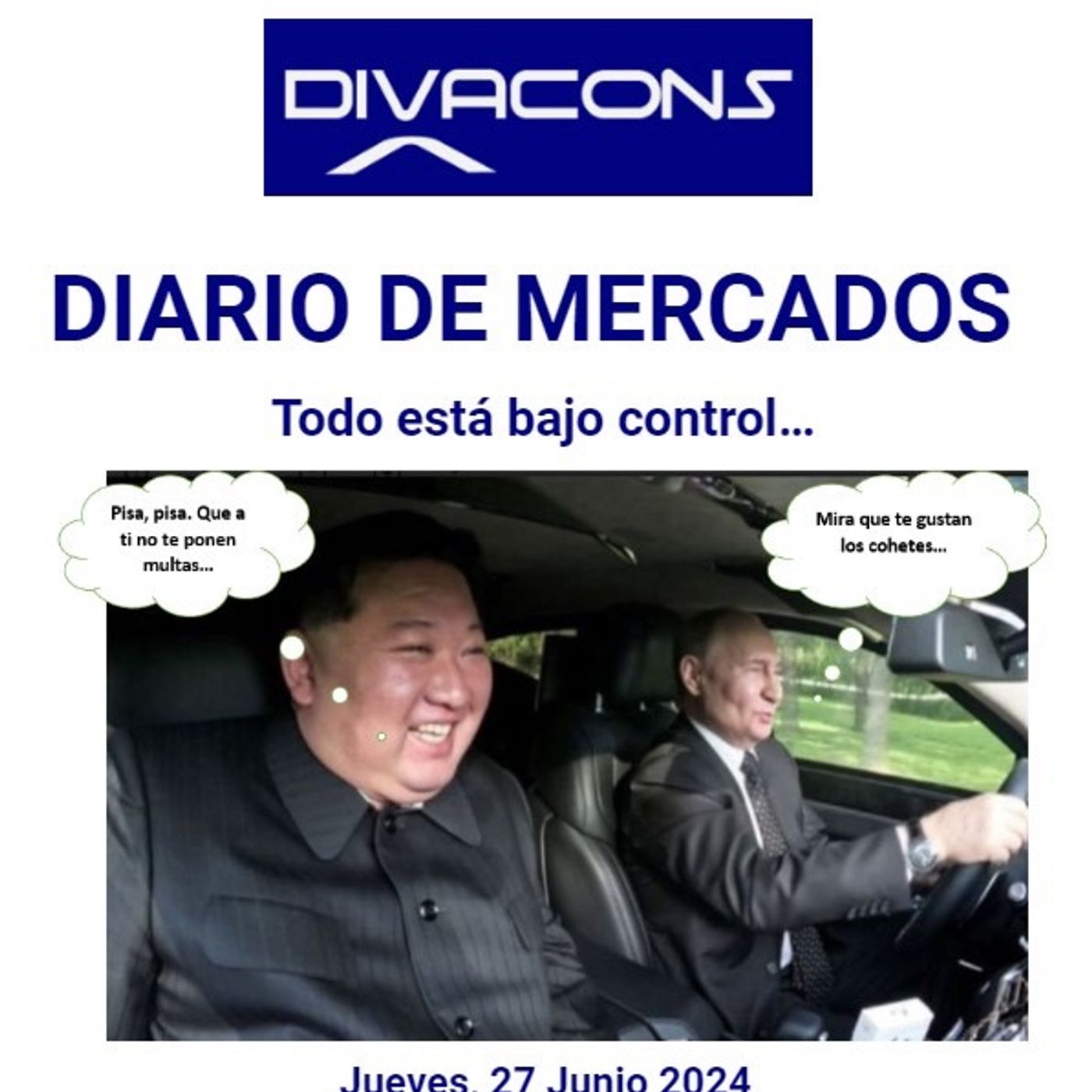 PODCAST en abierto DIARIO DE MERCADOS Jueves 27 Junio episode artwork