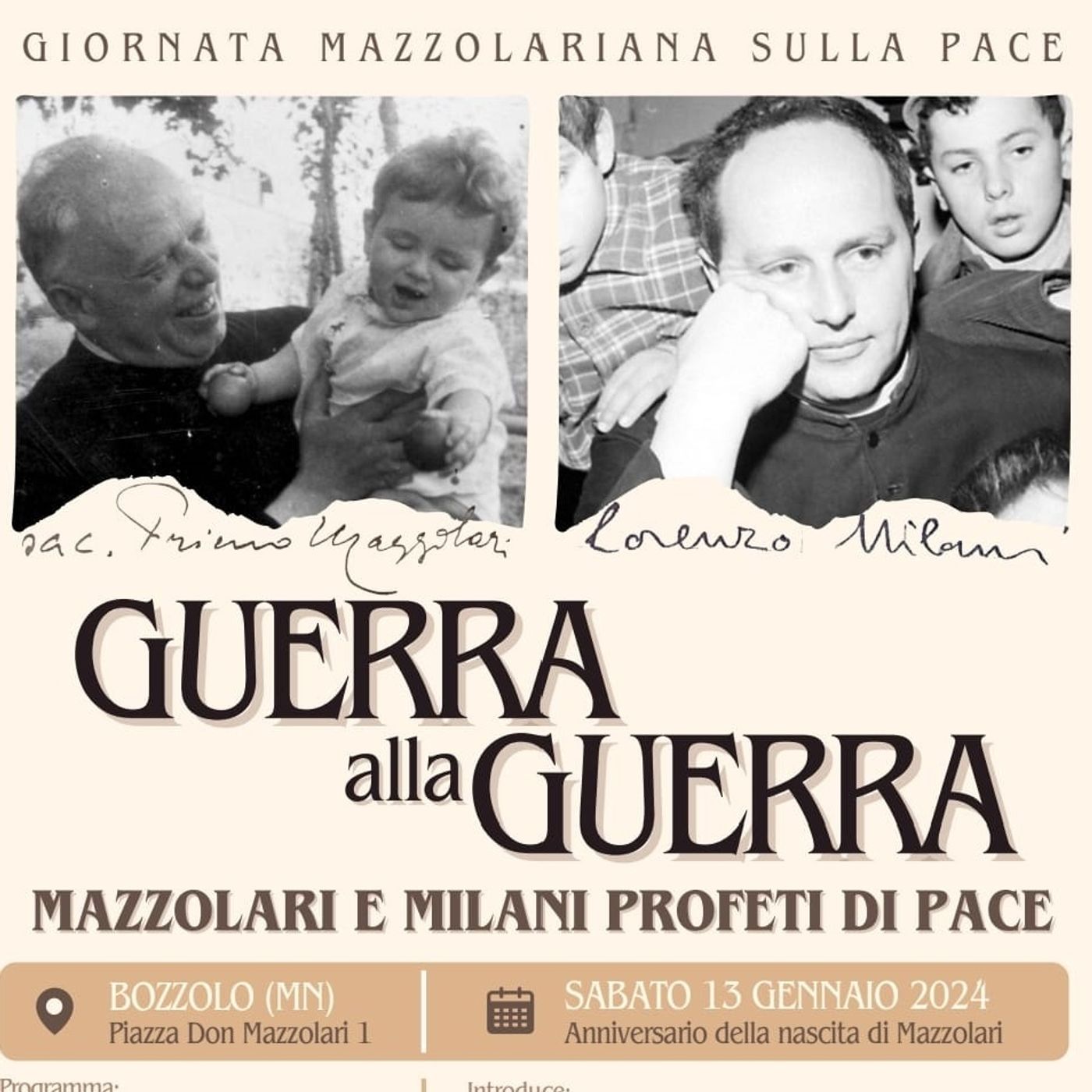 Guerra alla Guerra-Giornata mazzolariana podcast artwork