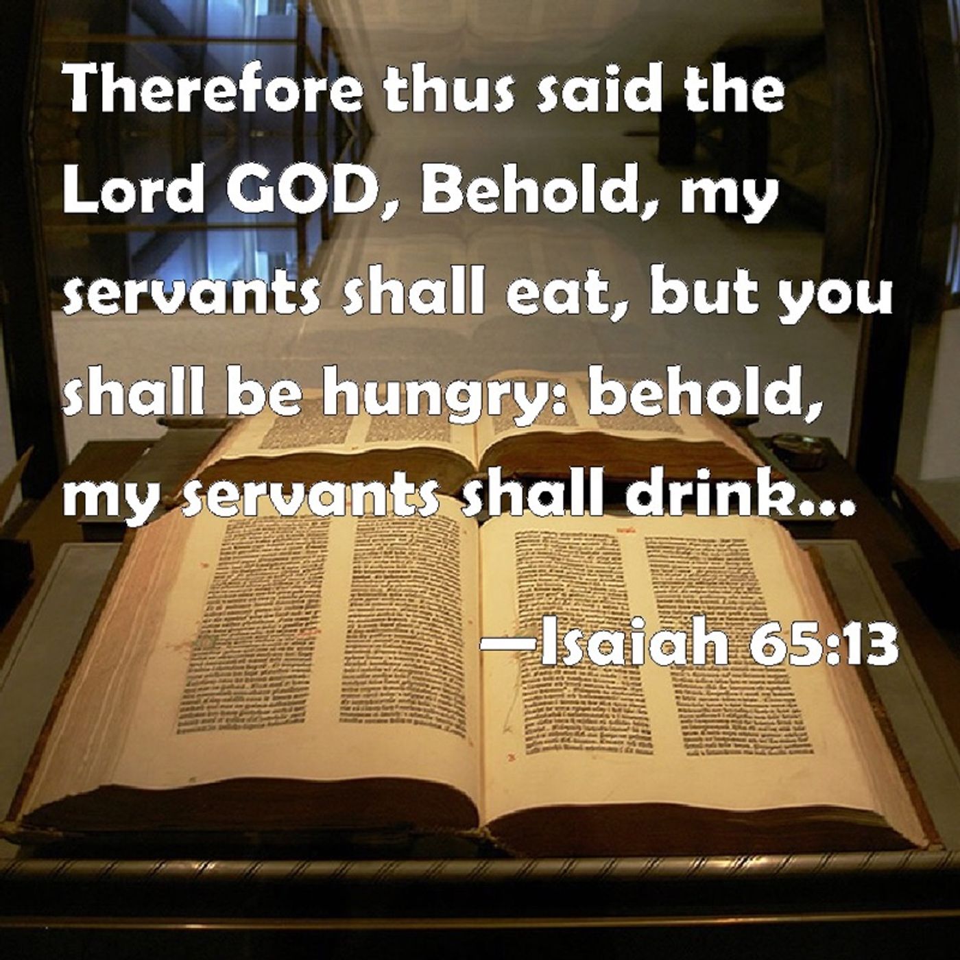 P.1/ BEHOLD MY SERVANTS SHALL EAT SAYS YAHWEH!!BUT MANY R STARVEN FOR SERVEN THEMSELF AND SATAN!!Repent! episode artwork