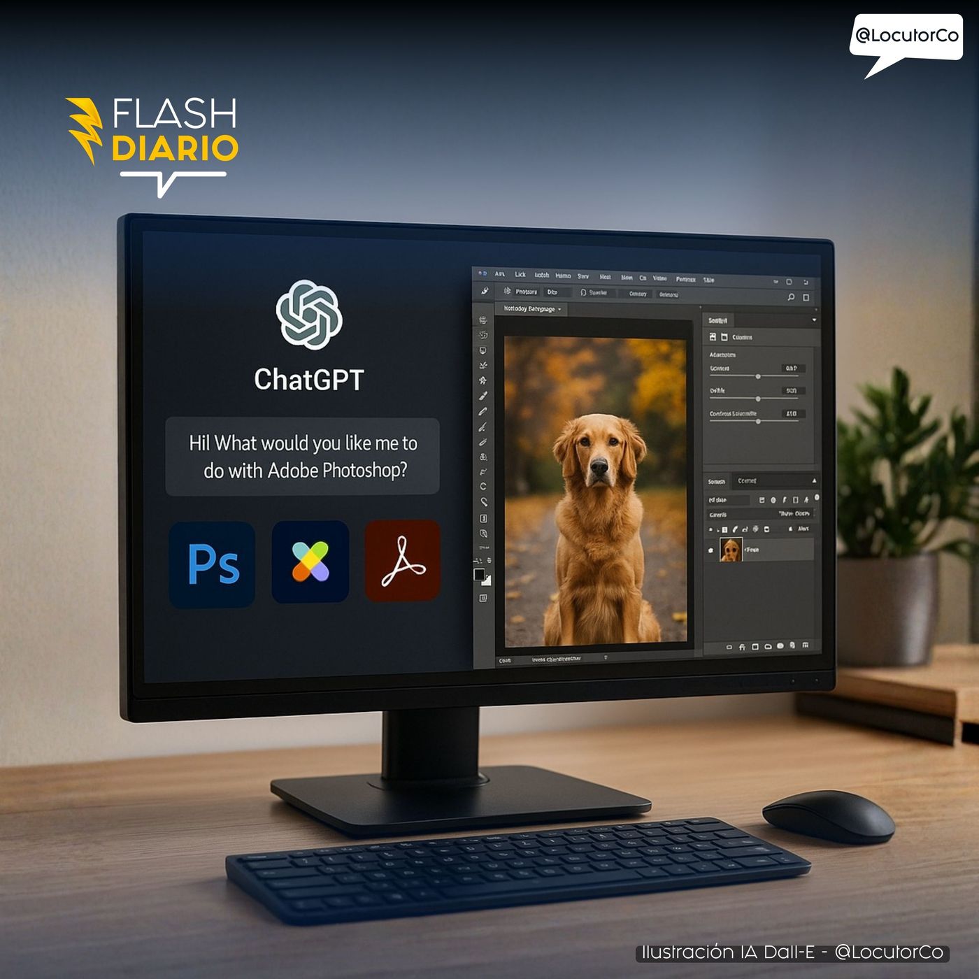 Adobe mete Photoshop dentro de ChatGPT