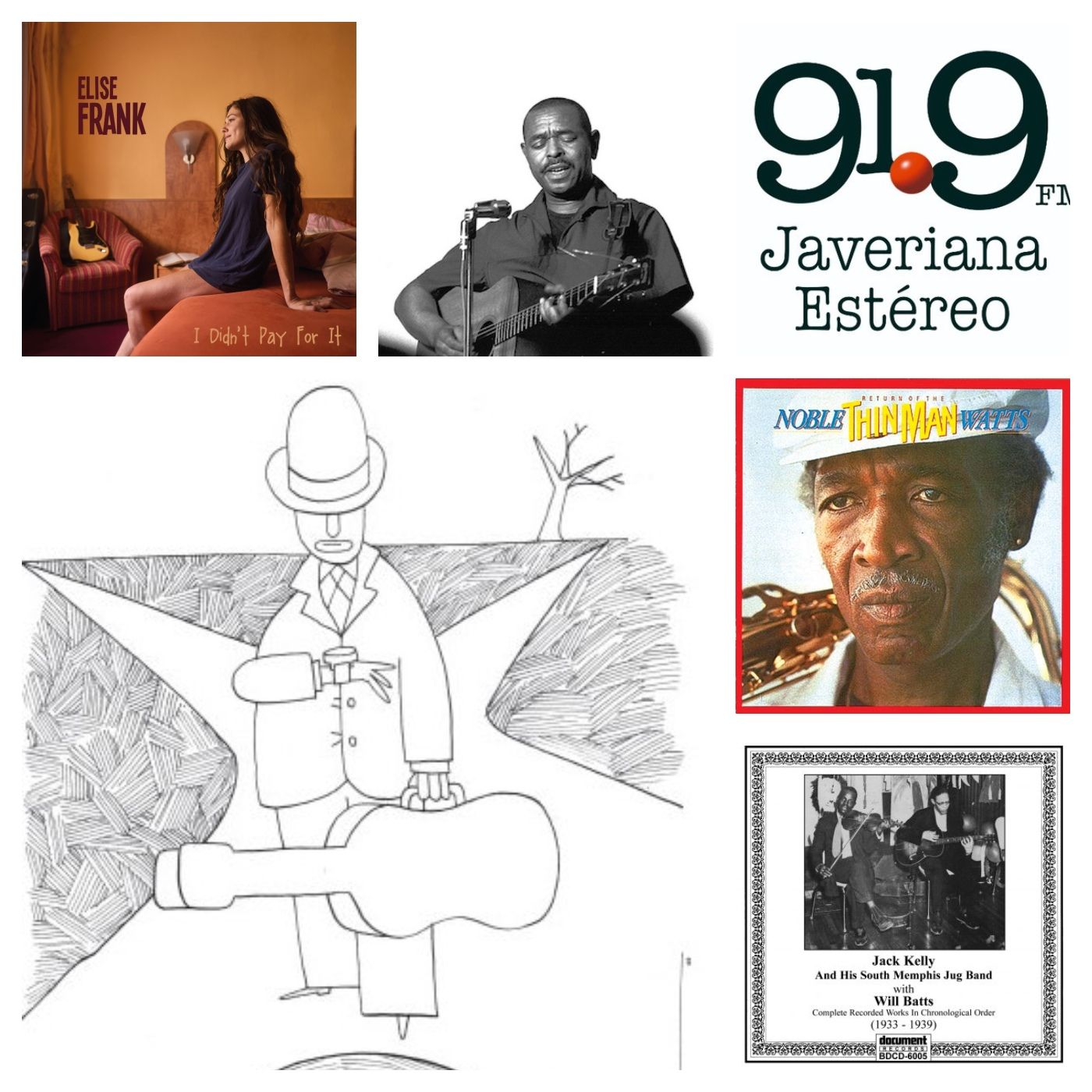 2026-06 Brownie McGhee, Noble Thin Man Watts, Will Batts, Elise Frank 2026-06 Brownie McGhee, Noble Thin Man Watts, Will Batts, Elise Frank