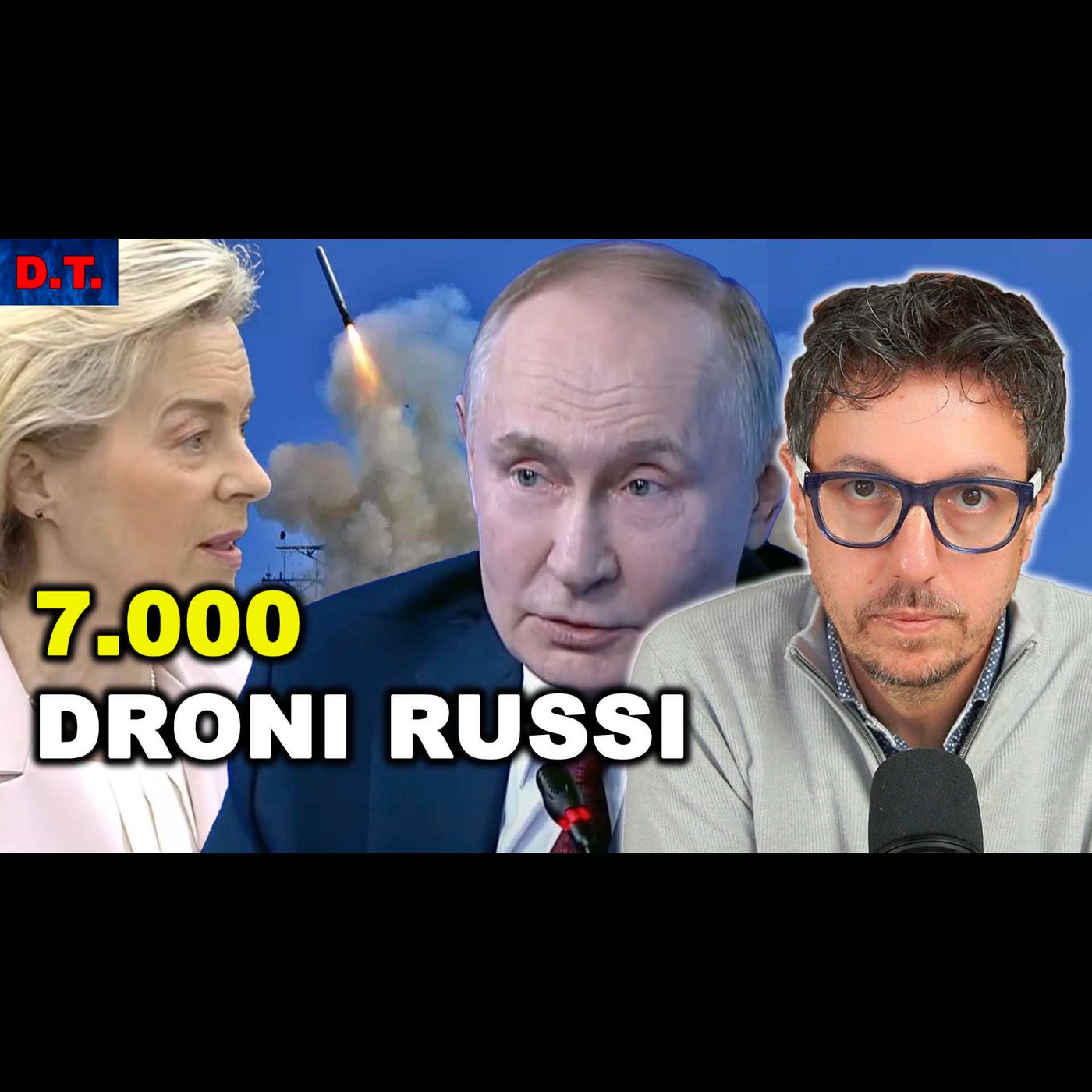QUASI 7.000 DRONI RUSSI LANCIATI A SETTEMBRE | PRIME CREPE NEL “MURO DI DRONI” DELLA VON DER LEYEN