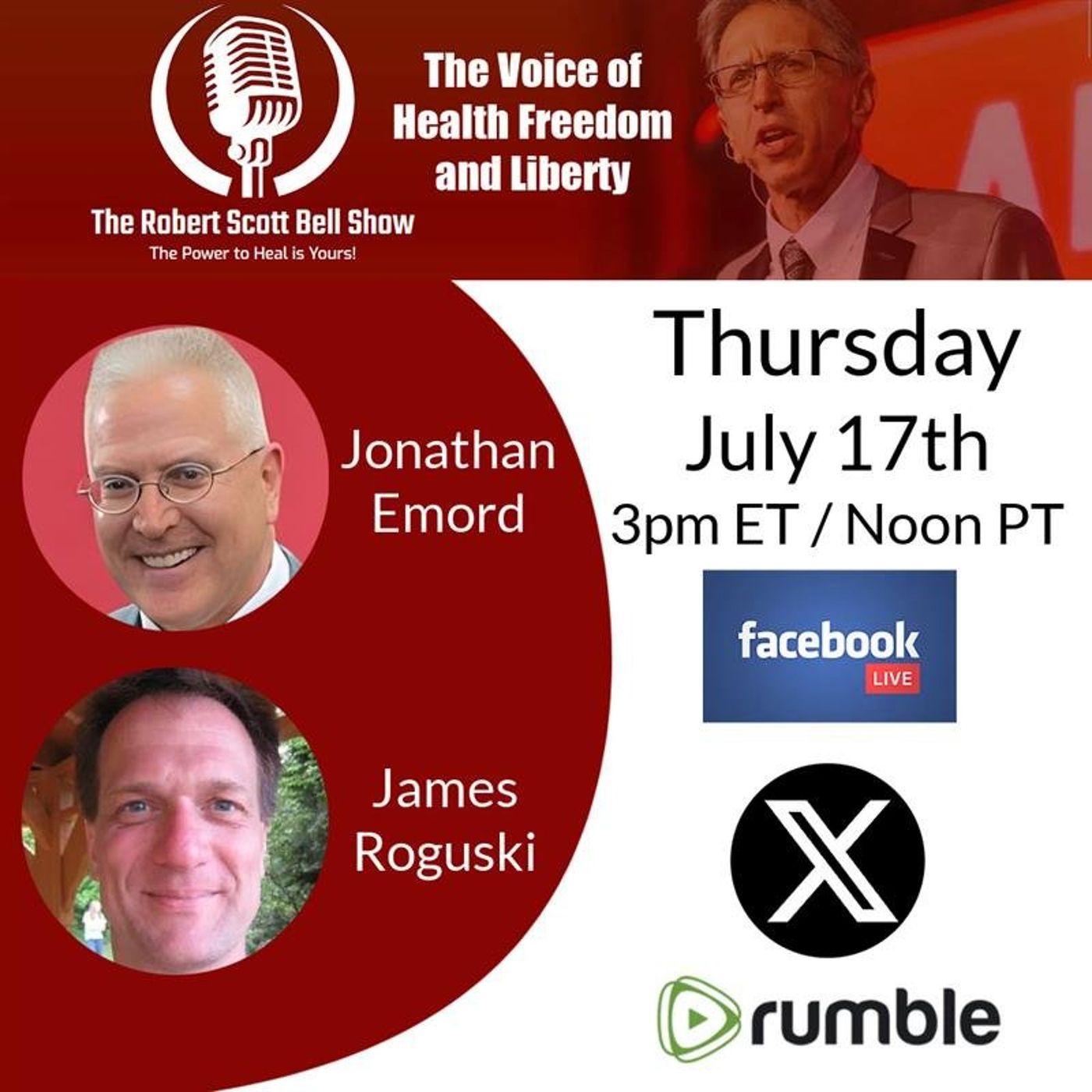 RFK Jr. Reform, John Bush, Live Free Academy, Alan Dershowitz, Founding Fathers and One Jewish Mother, MAHA vs EPA - The RSB Show 7-17-26 episode artwork