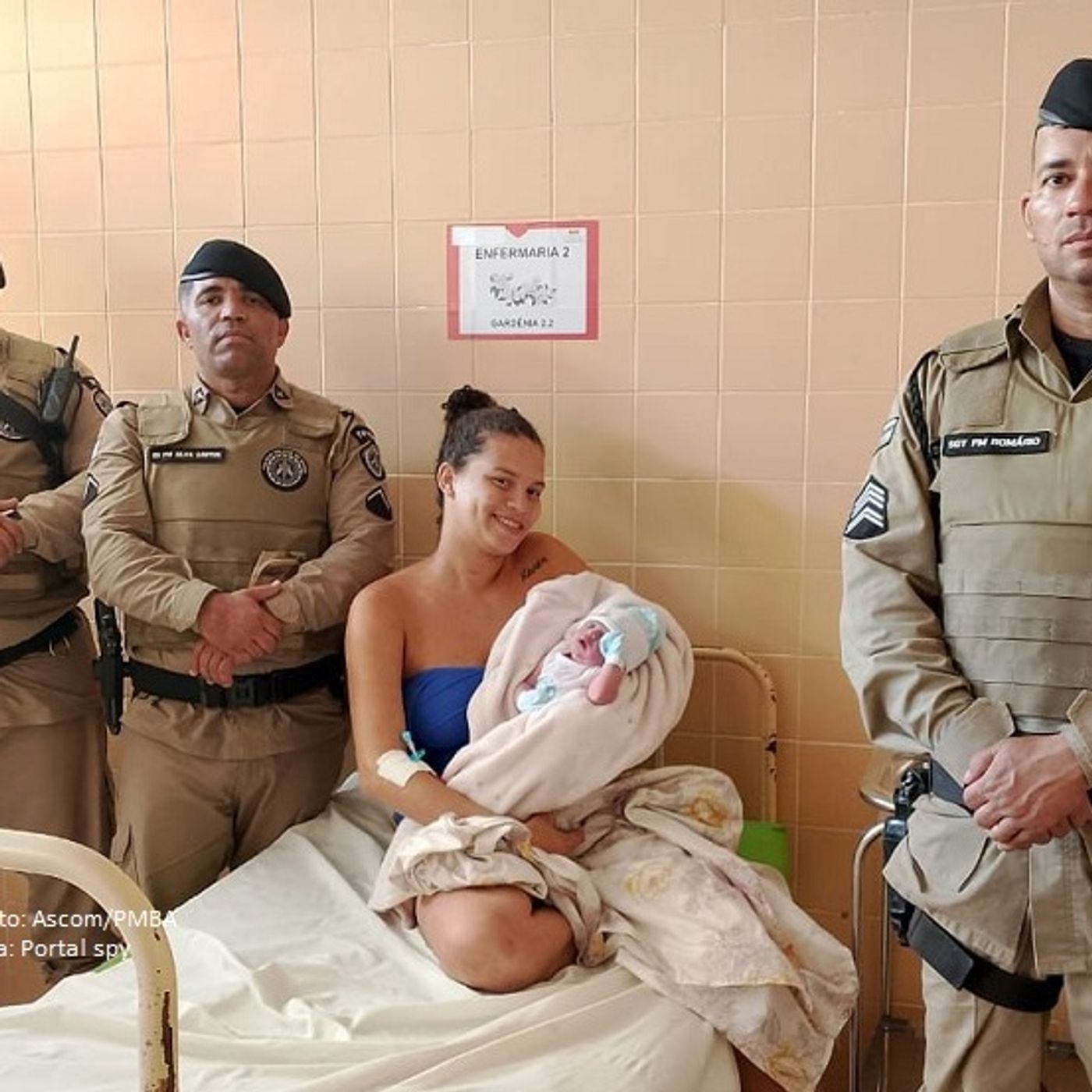 Gestante dá à luz com auxílio de policiais militares em Juazeiro, BA