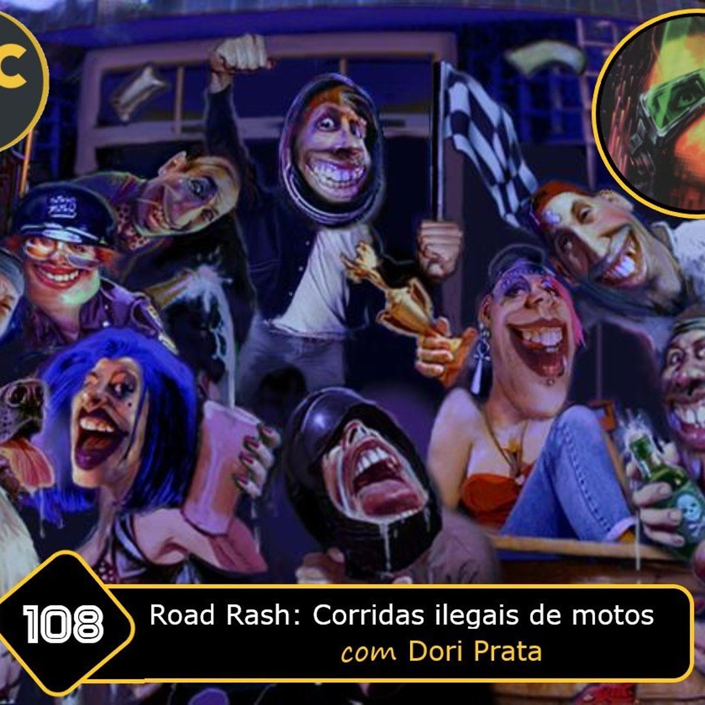 Fala Gamer Cast - #108 Road Rash: Corridas ilegais de motos com Dori Prata. episode artwork