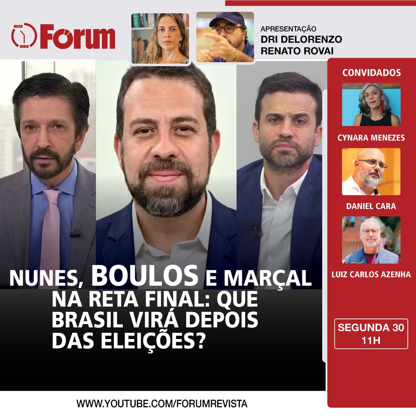 Boulos, Nunes e Marçal na reta final: que Brasil virá depois das eleições? | Guerra mundial à vista? episode artwork