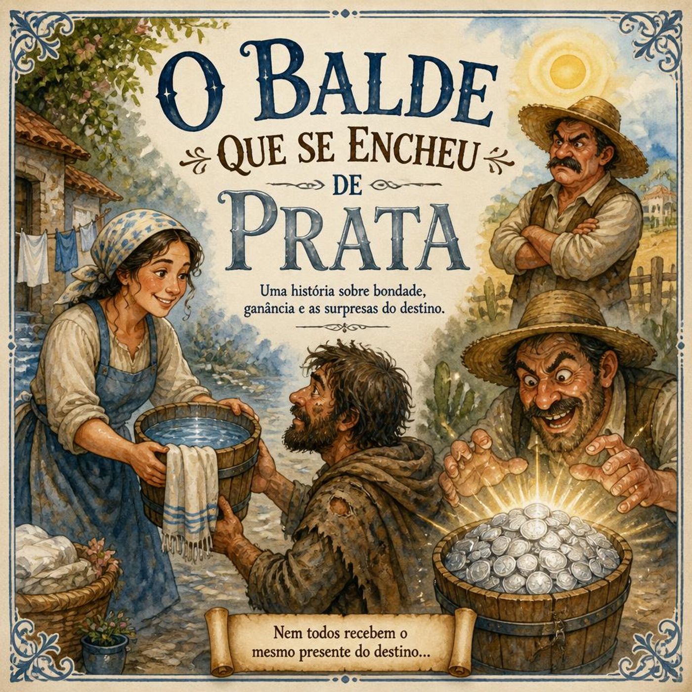 【Conto Popular】A Lavadeira, o Fazendeiro e o Viajante Sujo