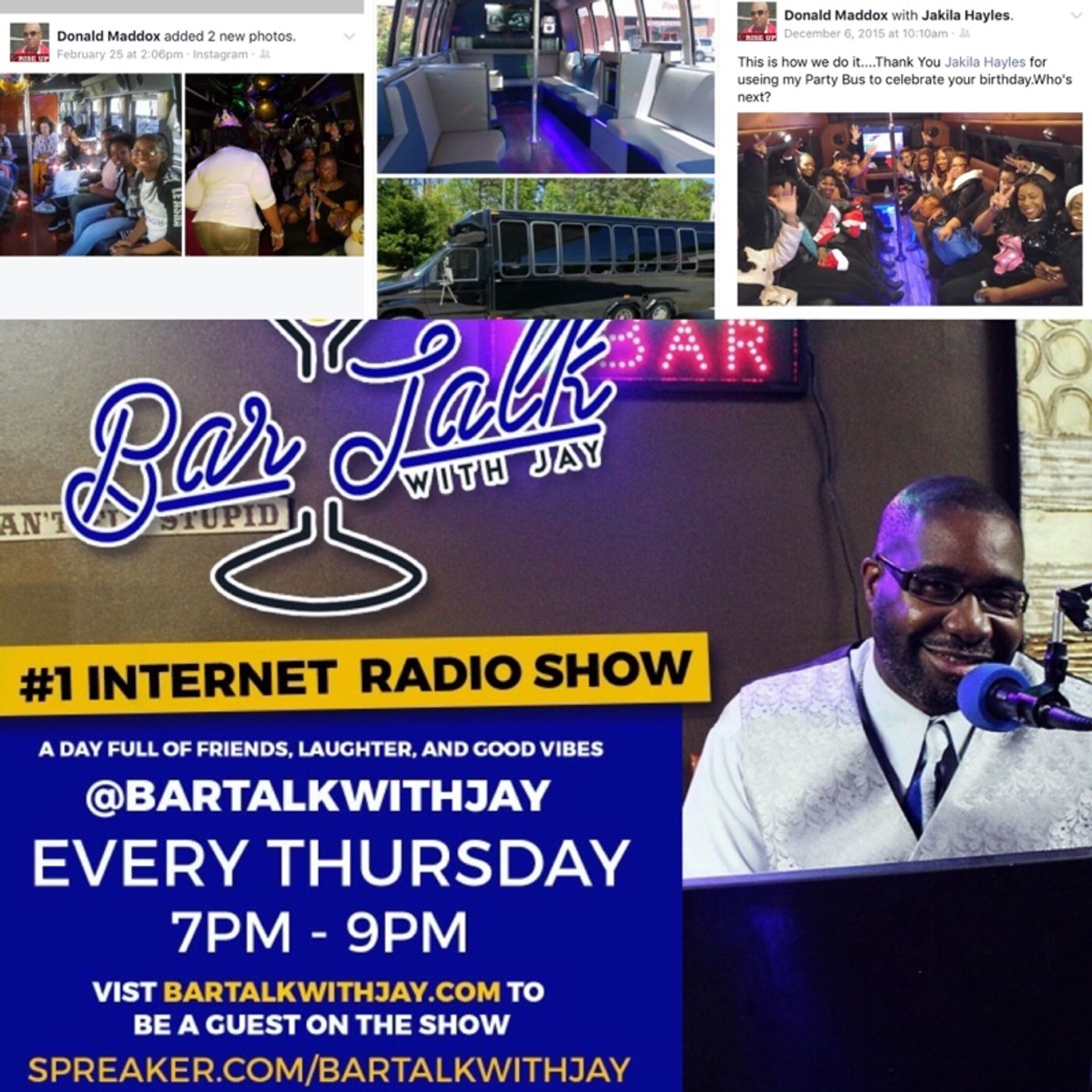 Bar Talk with Jay Party Bus last week show 4