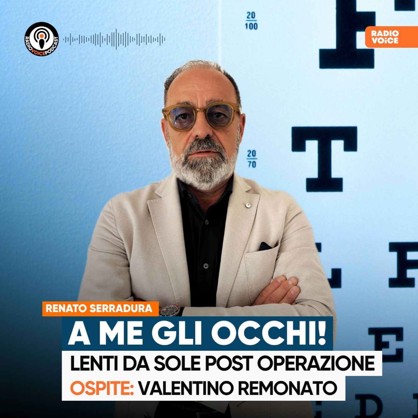 A me gli occhi! - Lenti da sole post operazione (Ospite Valentino Remonato) episode artwork