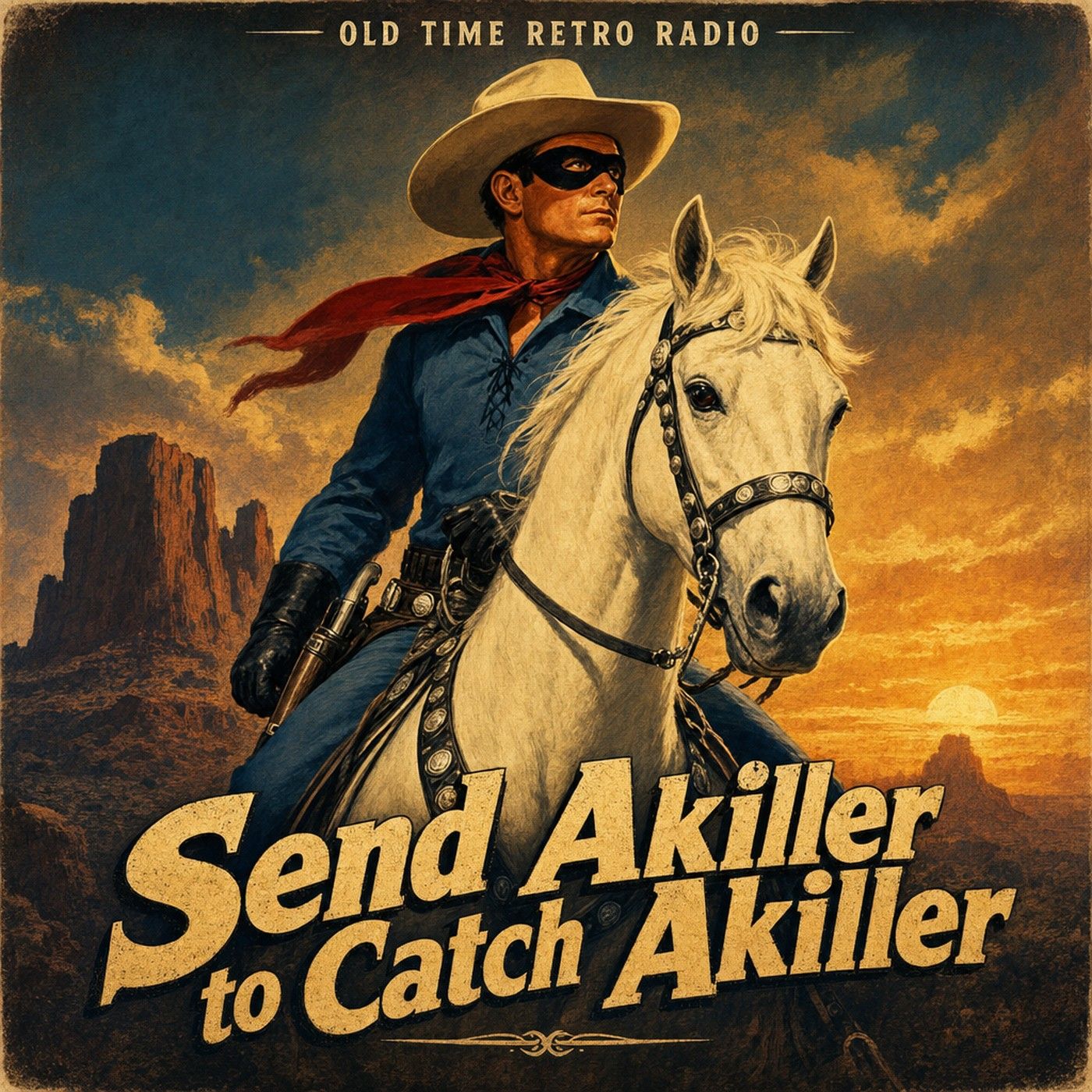 The Lone Ranger - "Send Akiller to Catch Akiller" (Old Time Radio, 1940) episode artwork