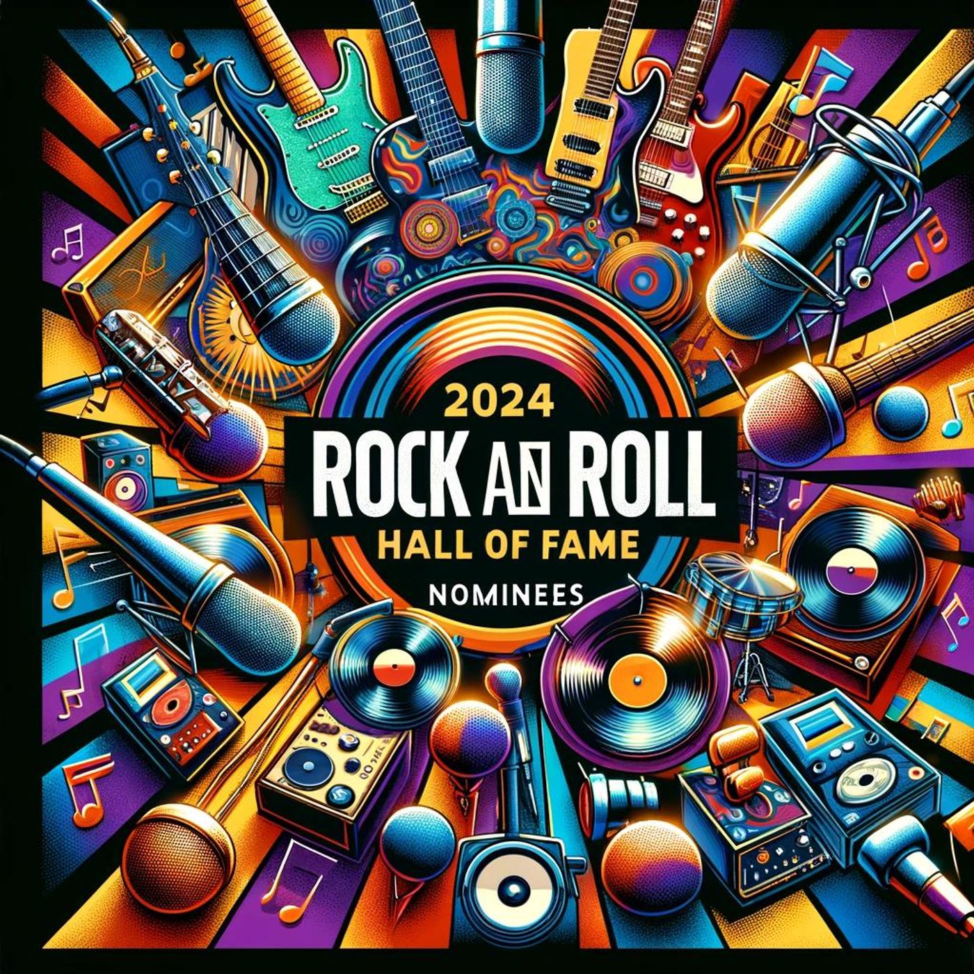 2024 Rock and Roll Hall of Fame podcast artwork