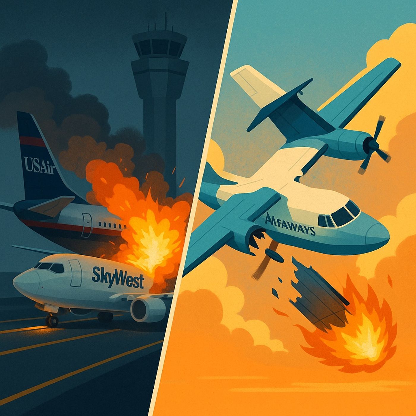 Deadly Failure Chains Two Aviation Disasters